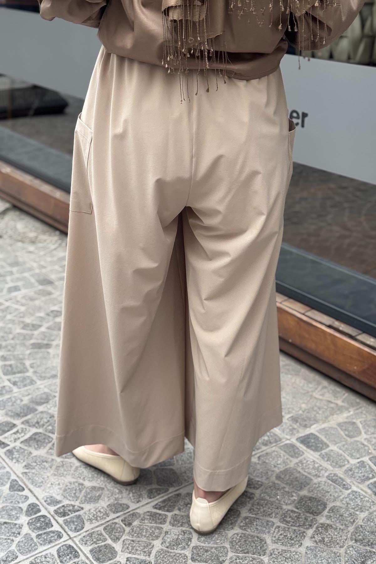 Cloche Alya Pileli Pantolon CL25Y04CL374401 Bej