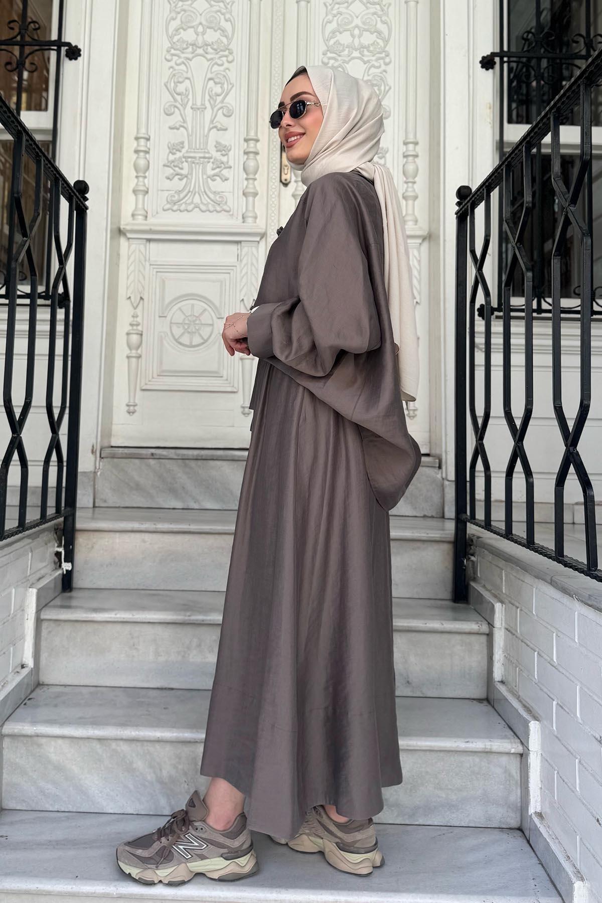 Cloche Etekli Takım CL25Y02CL376601 Kahverengi