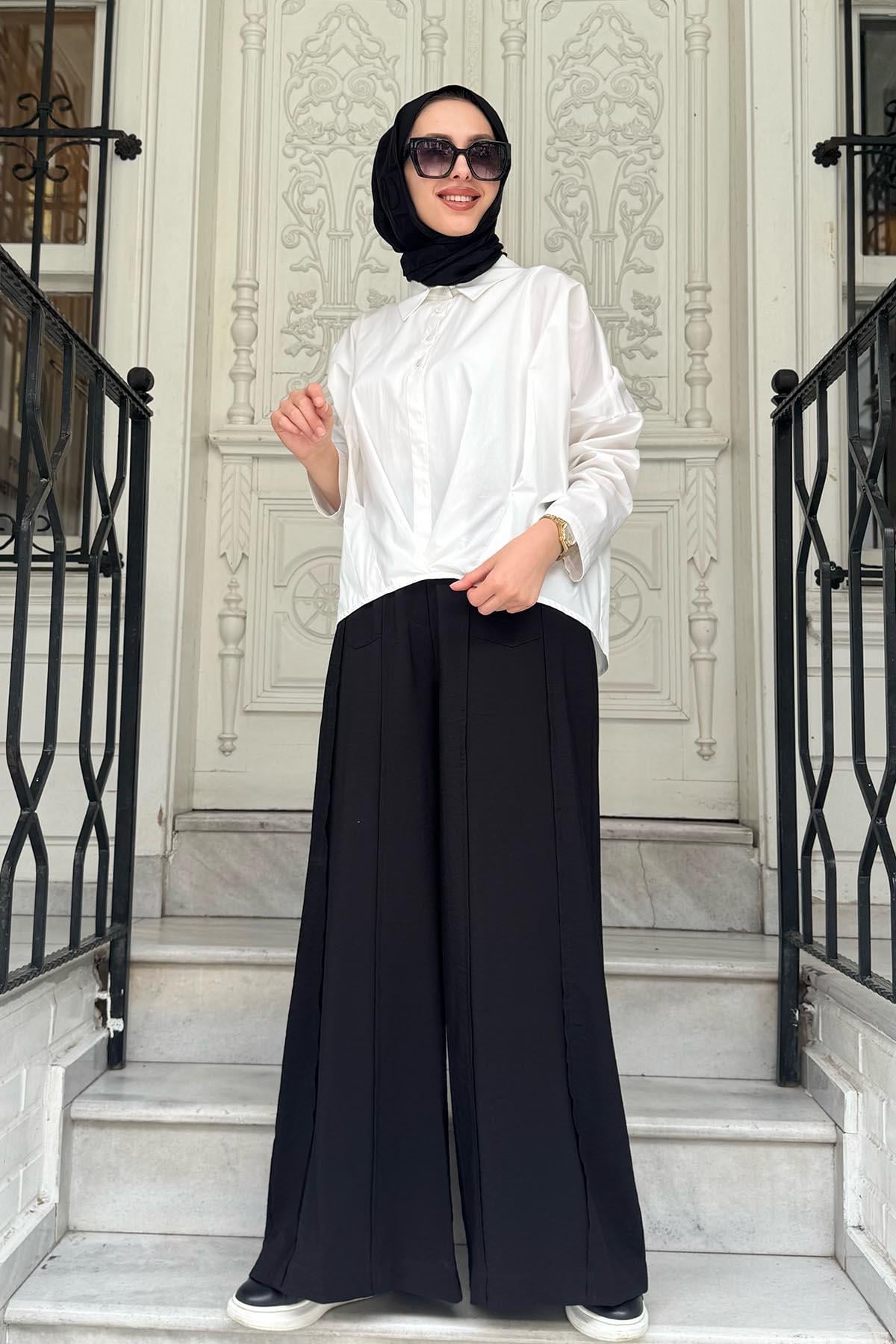 Cloche Pantolon CL25Y04CL383601 Siyah