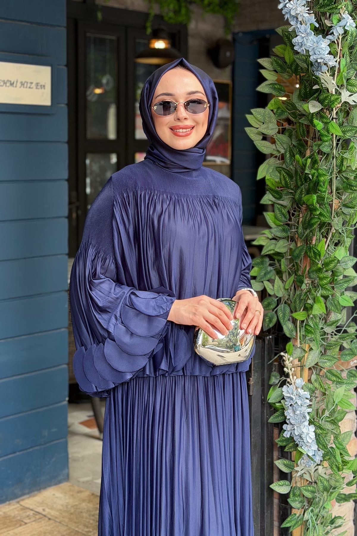 Ekshi Butik Etekli Takım EKS020 Lacivert