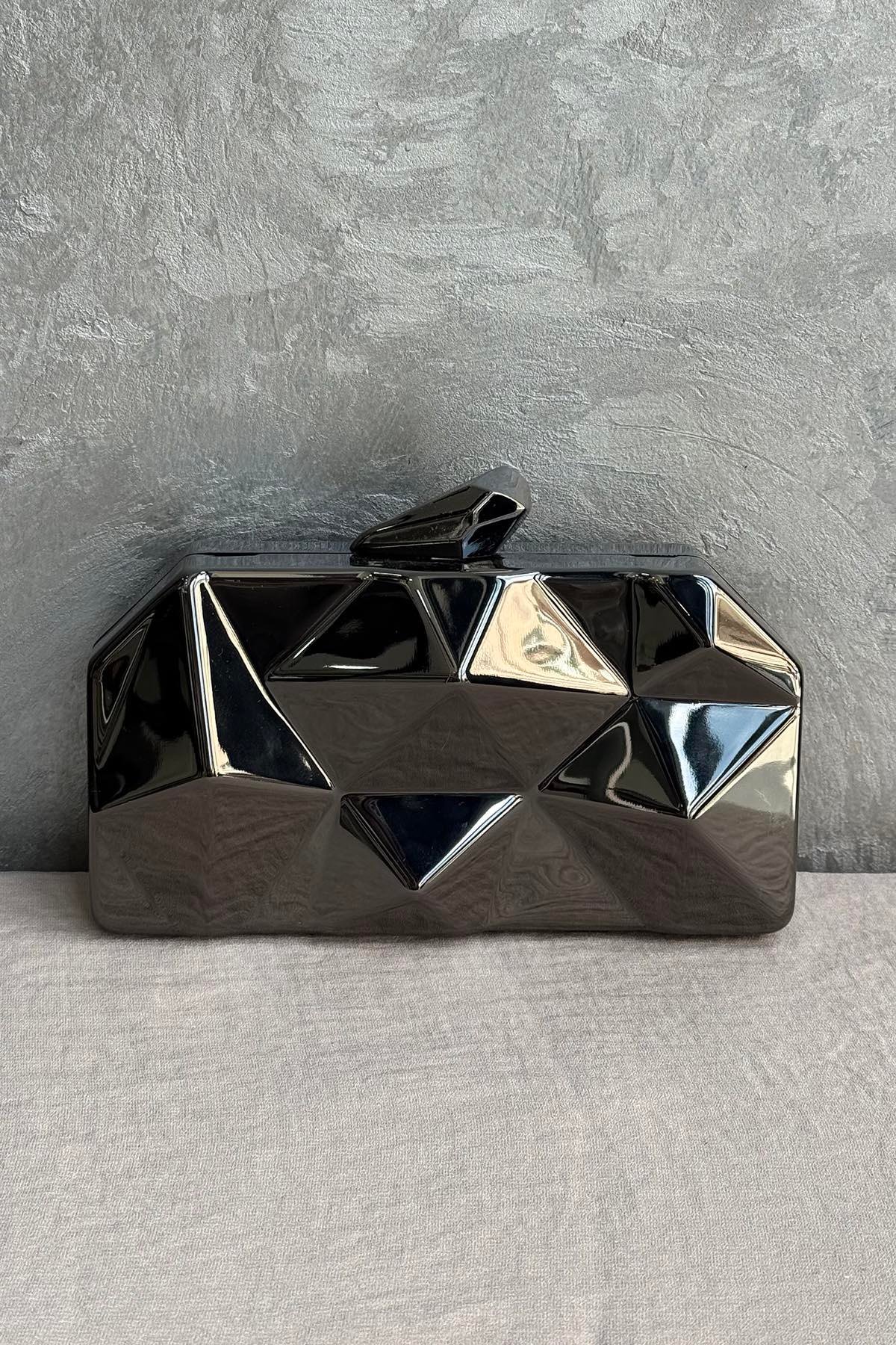 Ekshi Butik Mini Abiye Çanta 808 Siyah