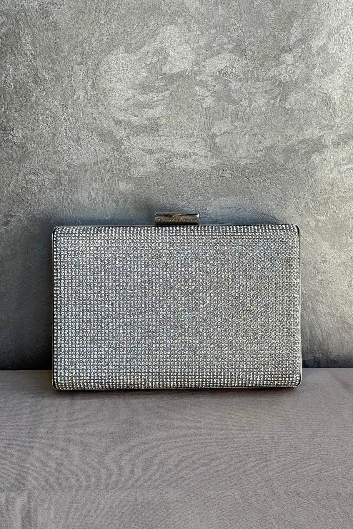 Ekshi Butik Mini Çanta 359 Gümüş