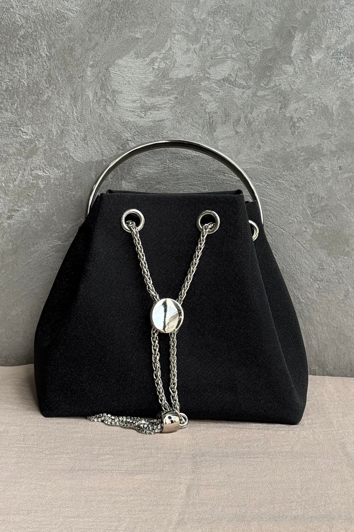 Ekshi Butik Mini Çanta 432 Siyah