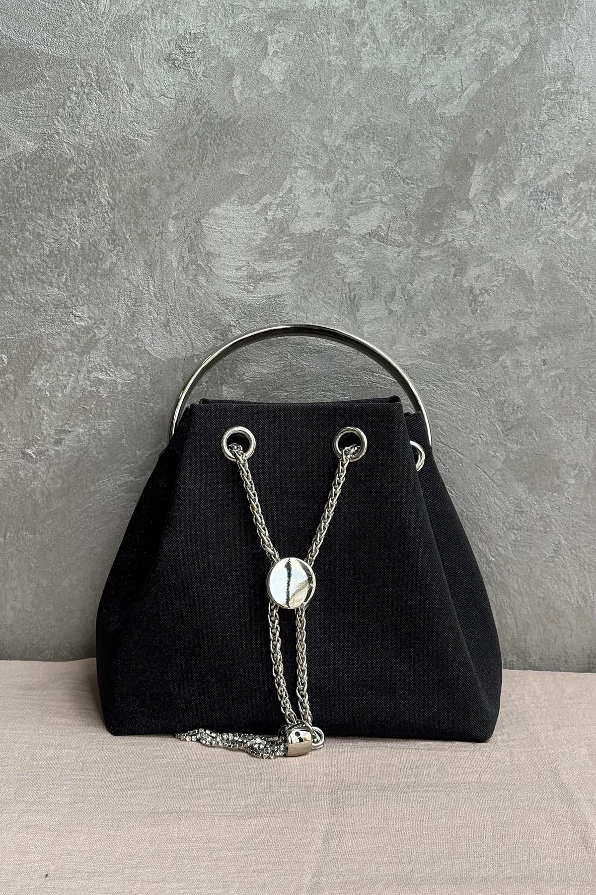Ekshi Butik Mini Çanta 432 Siyah