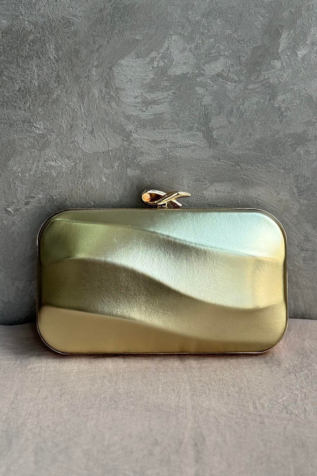 Ekshi Butik Mini Çanta 744 Altın