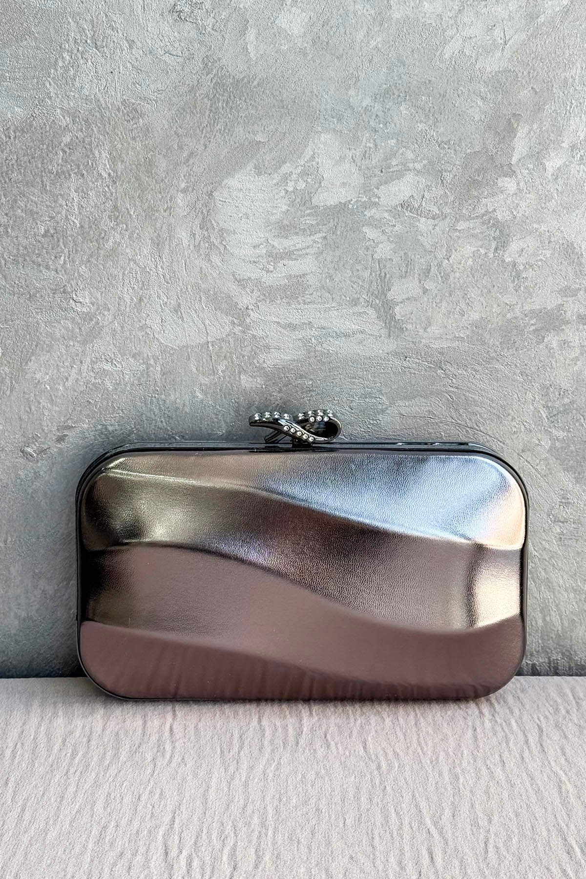 Ekshi Butik Mini Çanta 744 Platin