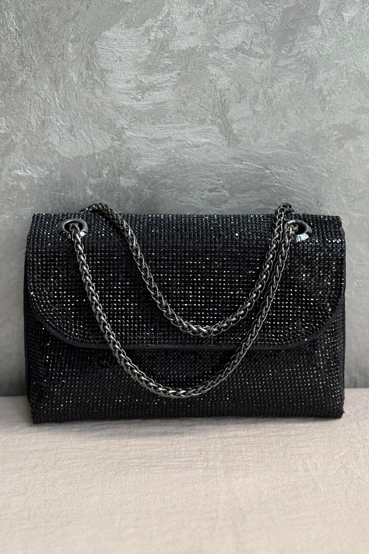 Ekshi Butik Mini Çanta 934 Siyah