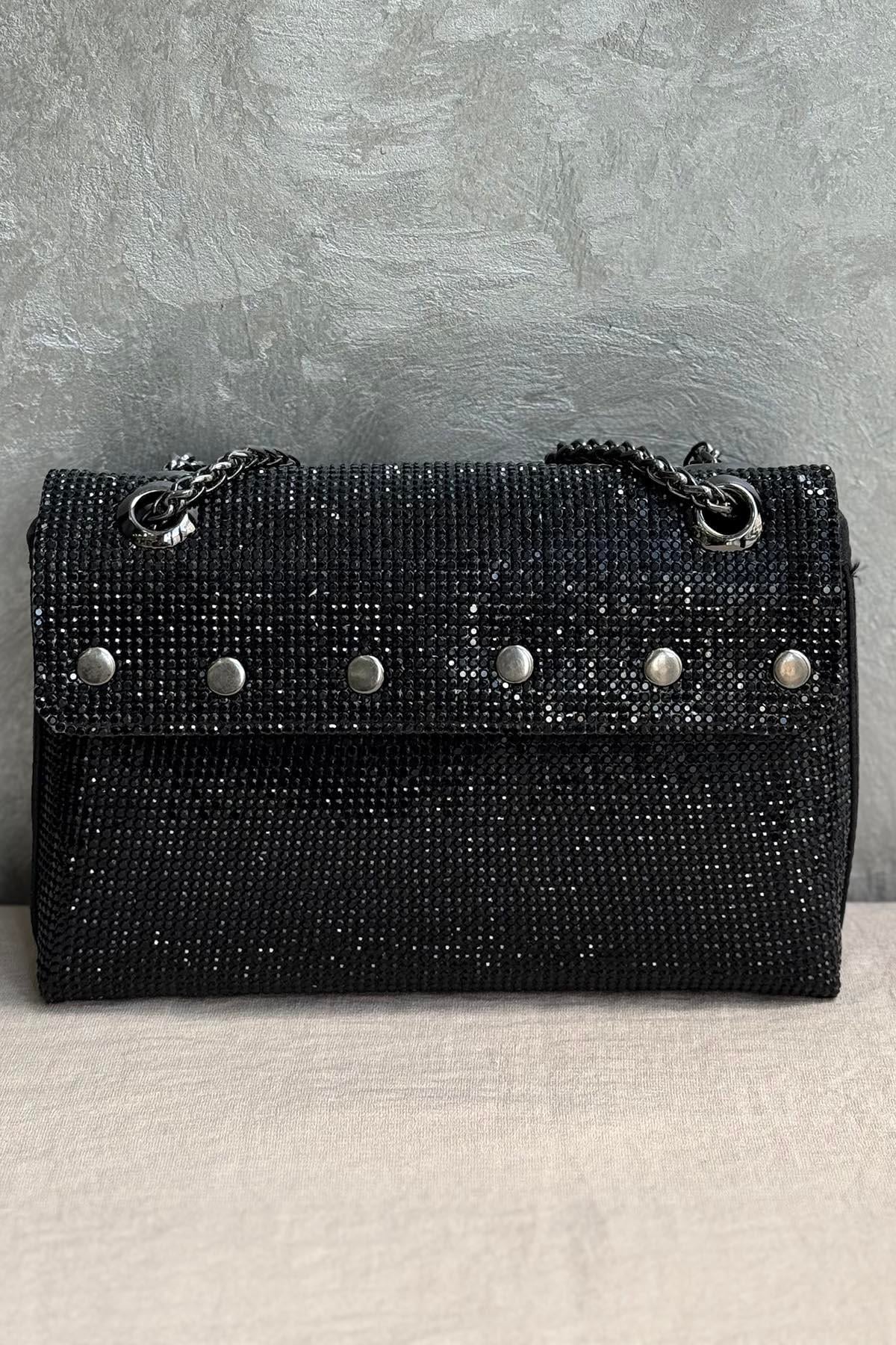 Ekshi Butik Mini Çanta 934 Siyah