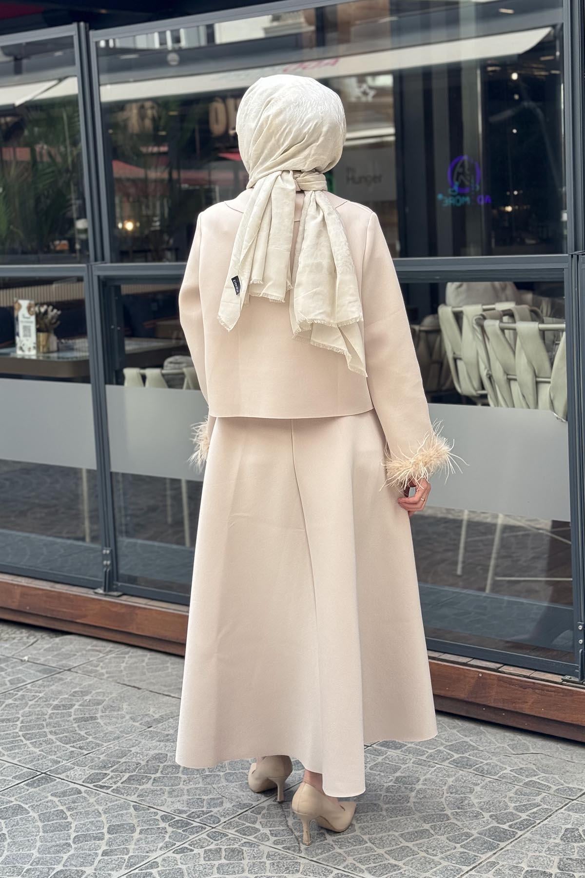 EkshiButik Takım 103 Bej