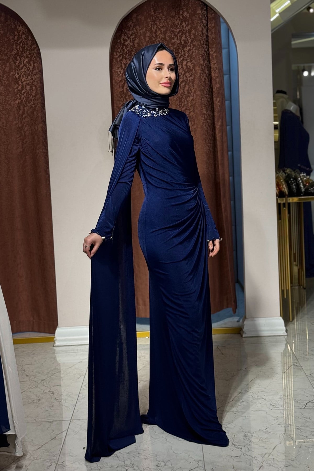 FASHION NIGHT Abiye 5820 Lacivert