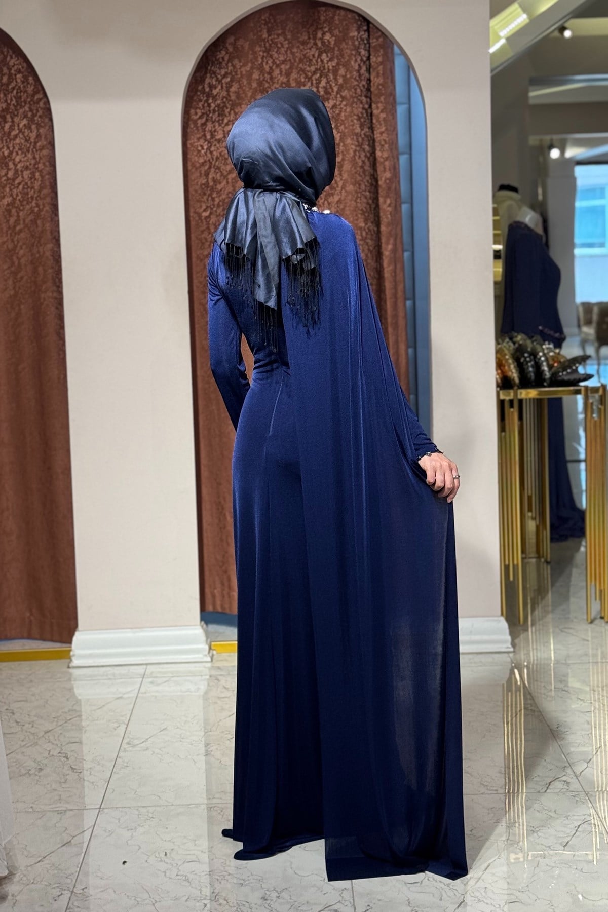FASHION NIGHT Abiye 5820 Lacivert