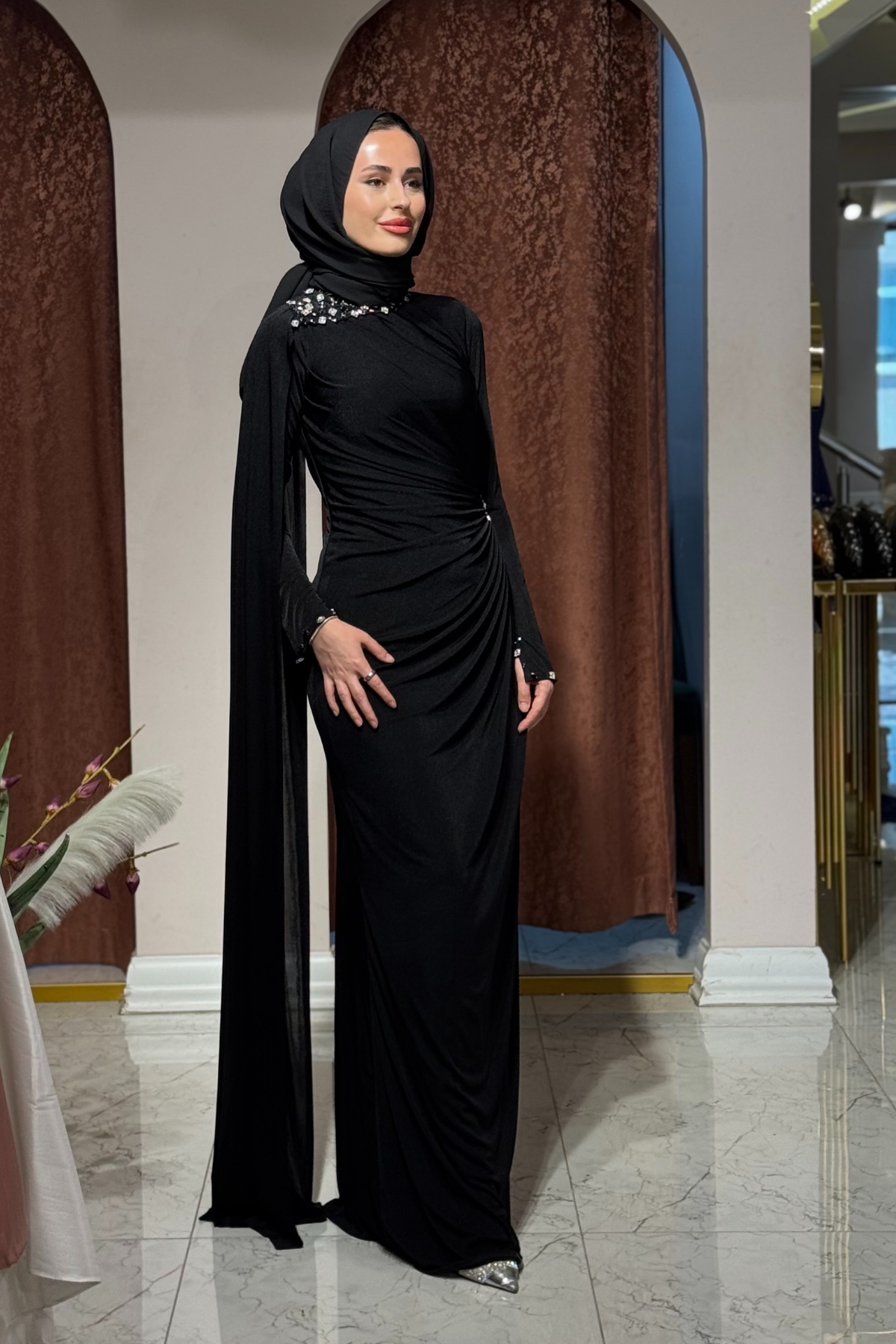 FASHION NIGHT Abiye 5820 Siyah