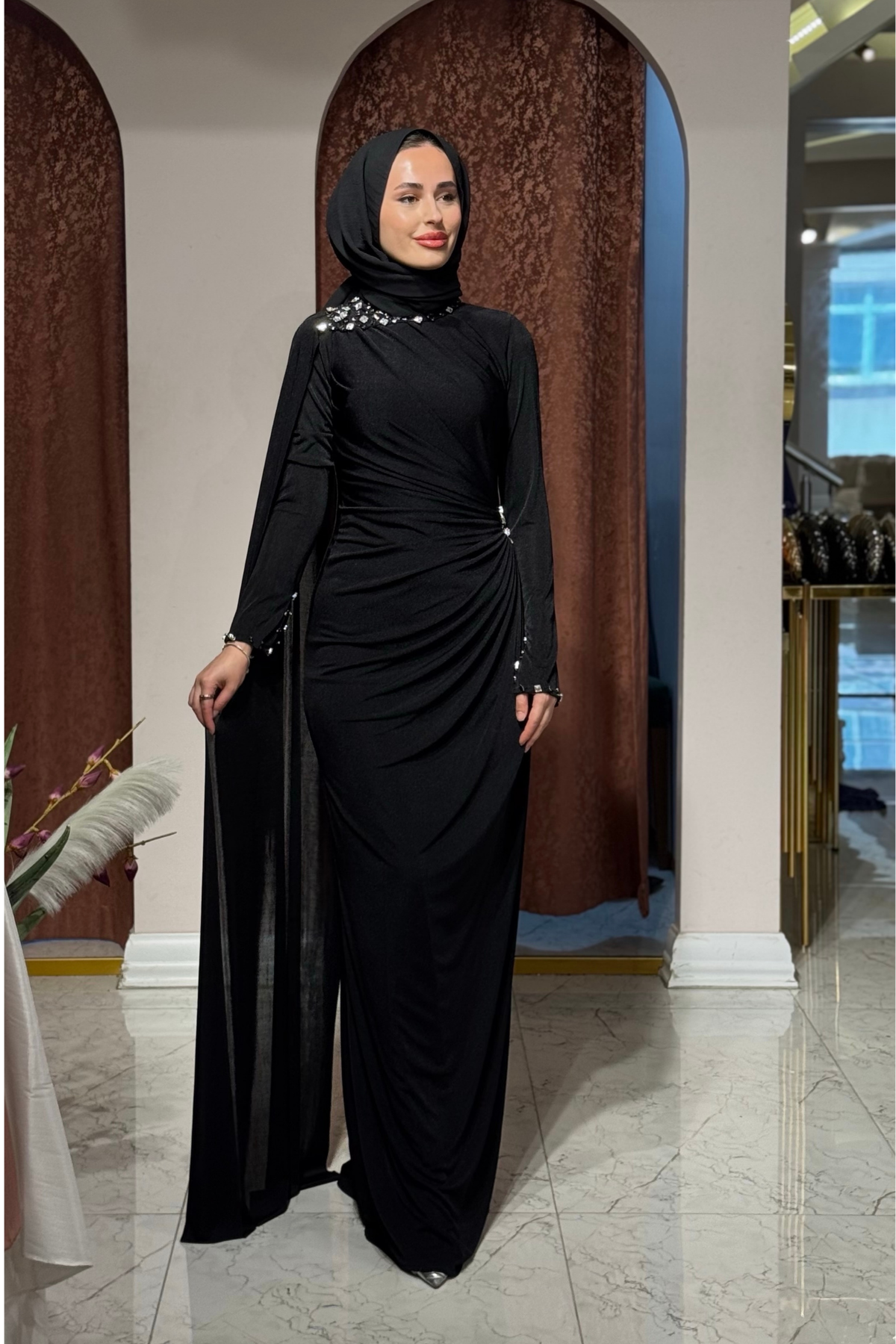 FASHION NIGHT Abiye 5820 Siyah