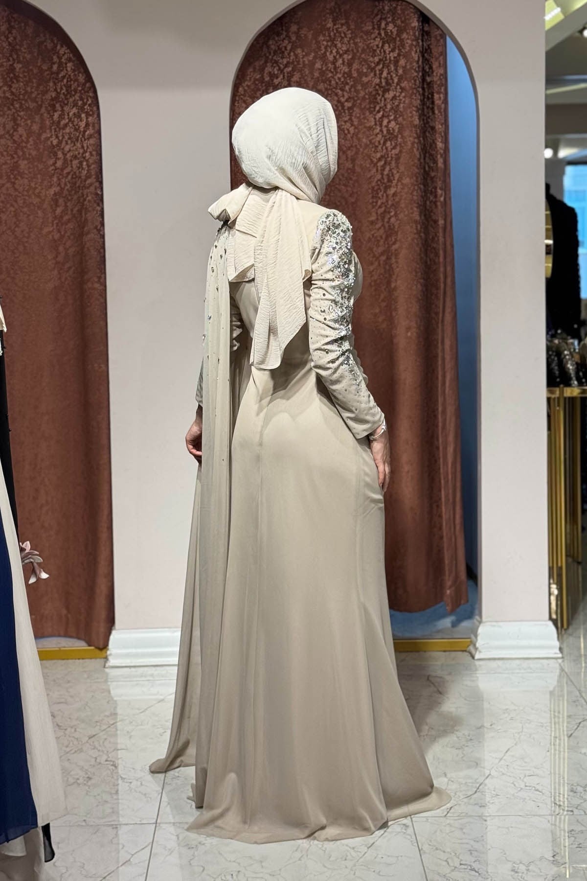 FASHION NIGHT Abiye 6220 Bej