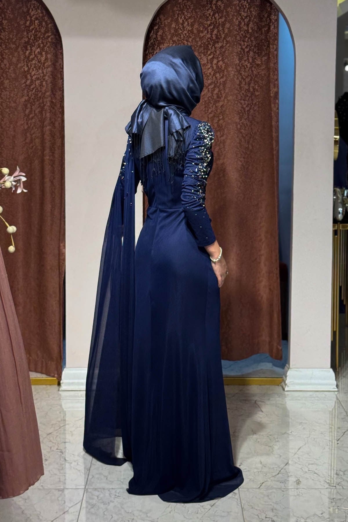 FASHION NIGHT Abiye 6220 Lacivert