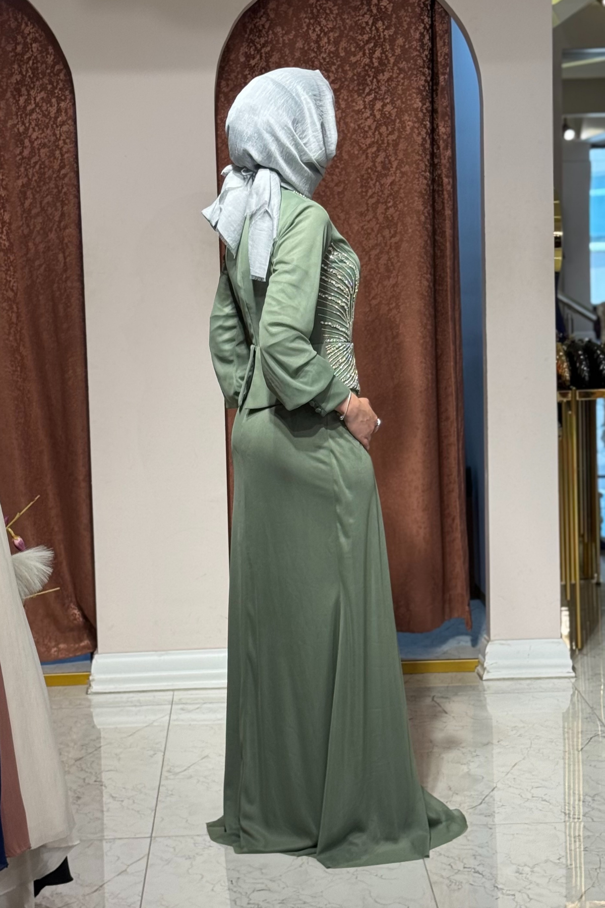 FASHION NIGHT Abiye 7520 Mint
