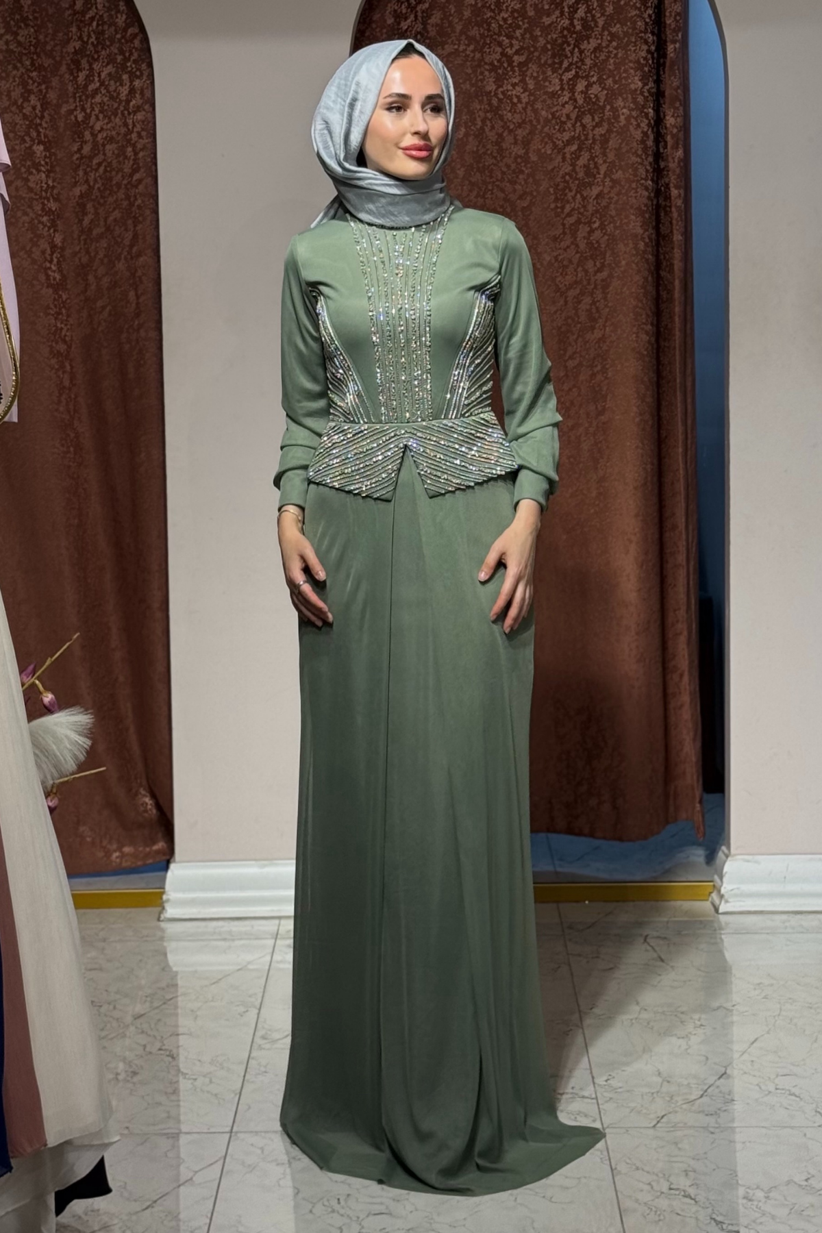 FASHION NIGHT Abiye 7520 Mint