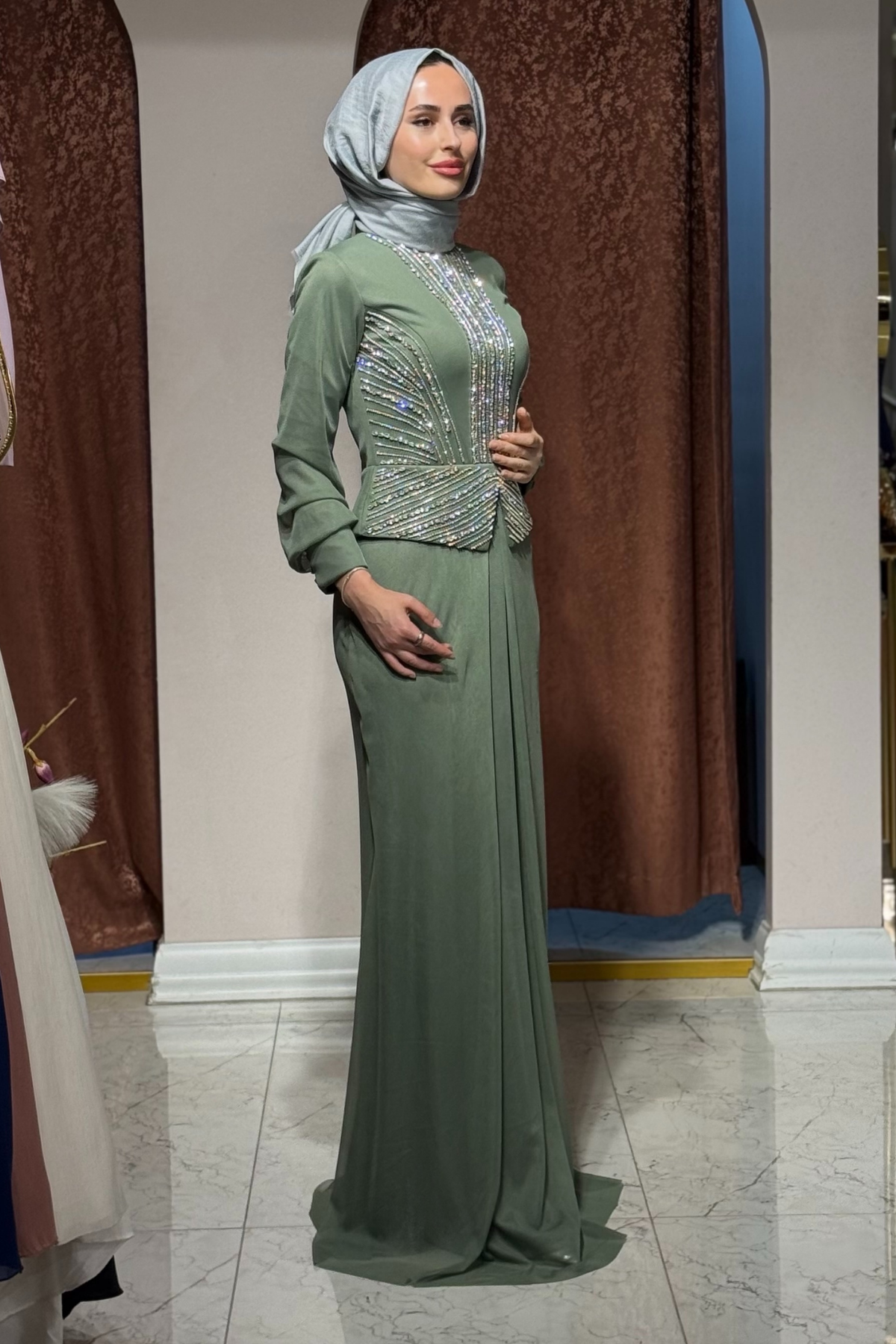FASHION NIGHT Abiye 7520 Mint