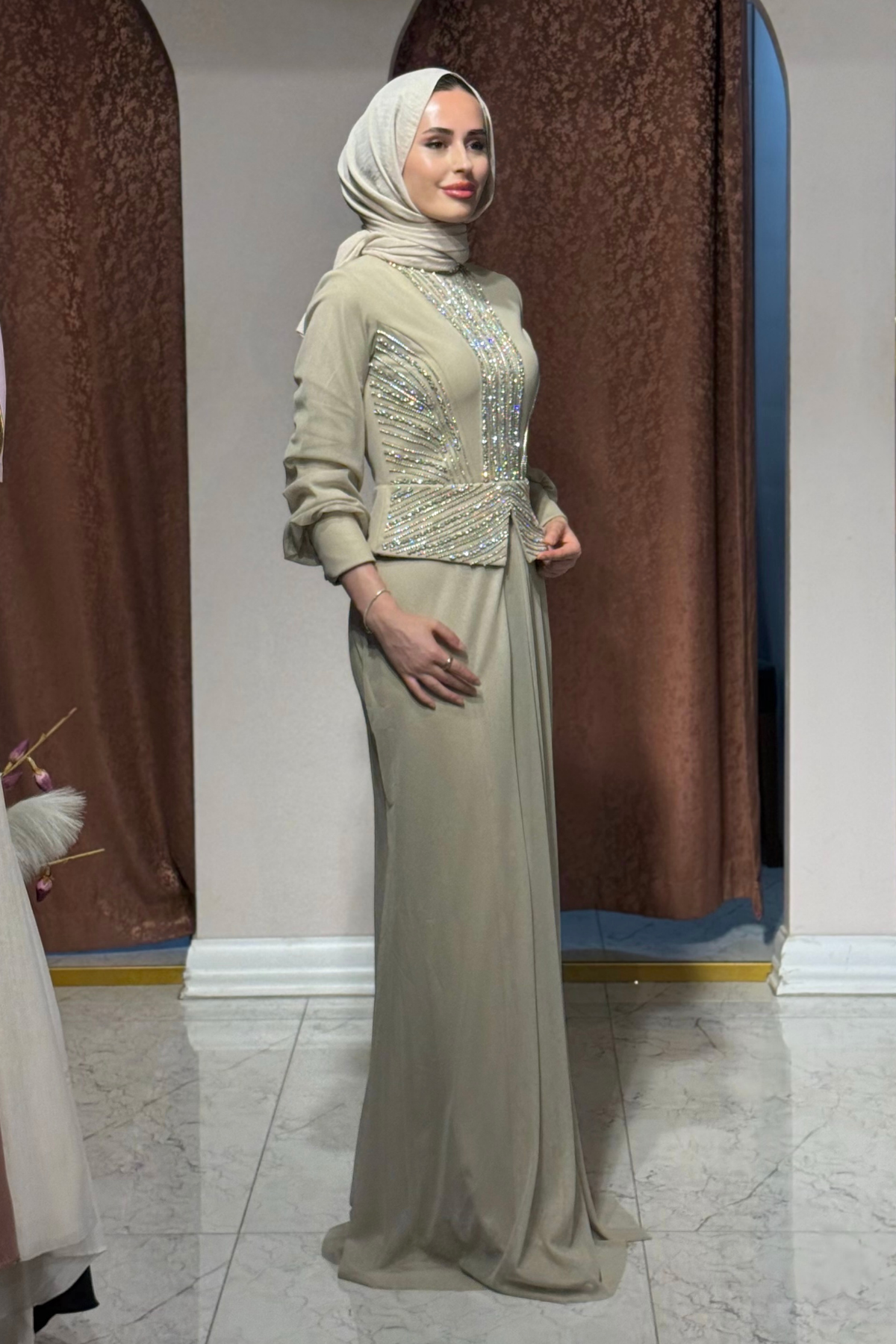 FASHION NIGHT Abiye 7520 Taş
