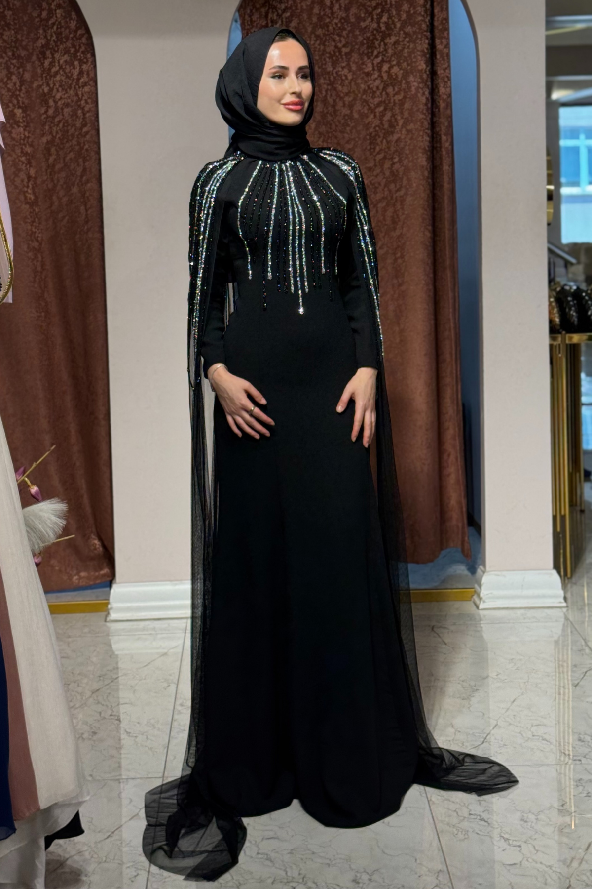 FASHION NIGHT Abiye 7530 Siyah