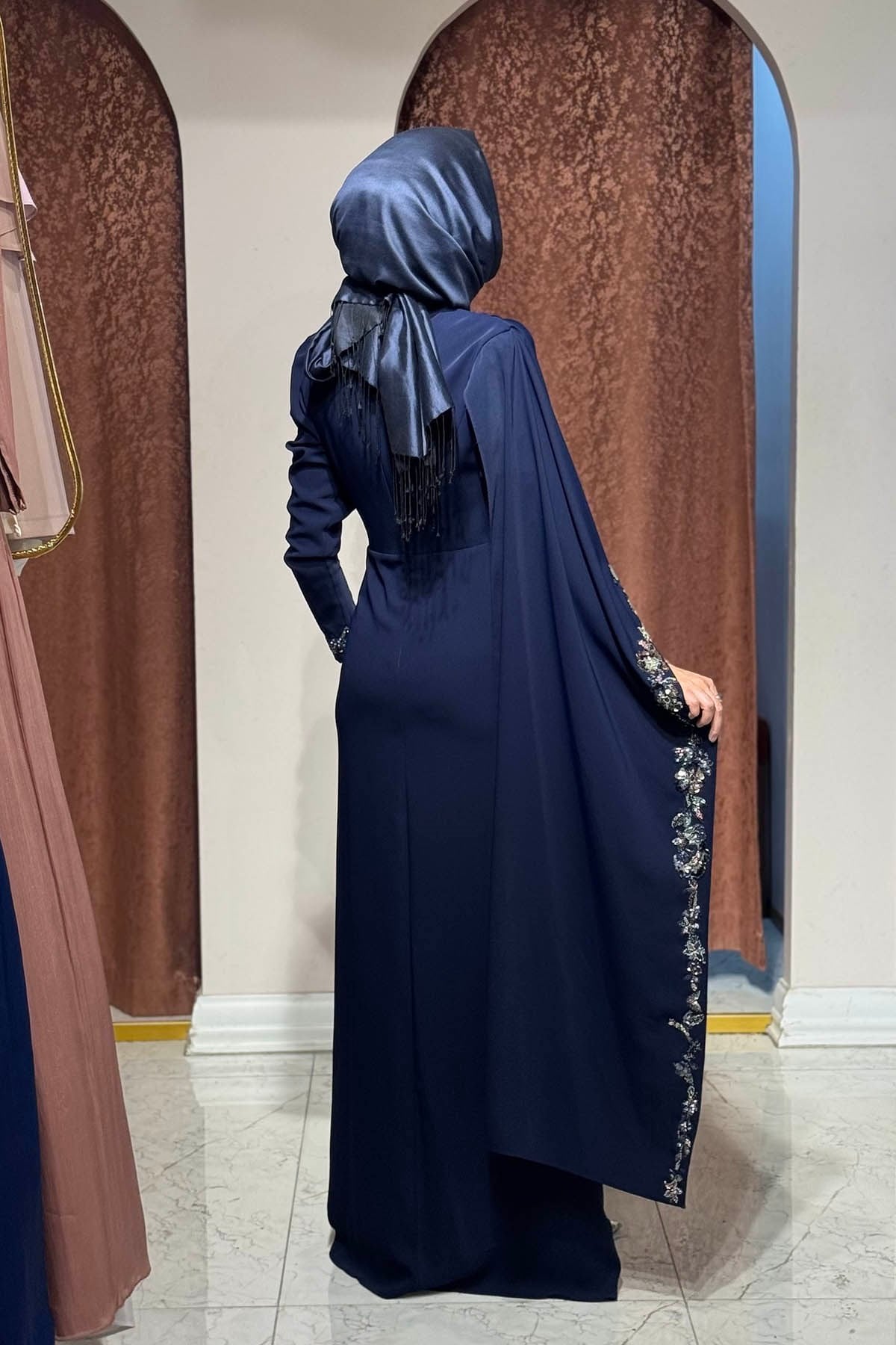 FERİHA SARIOĞLU Asena Abiye FRHASN Lacivert