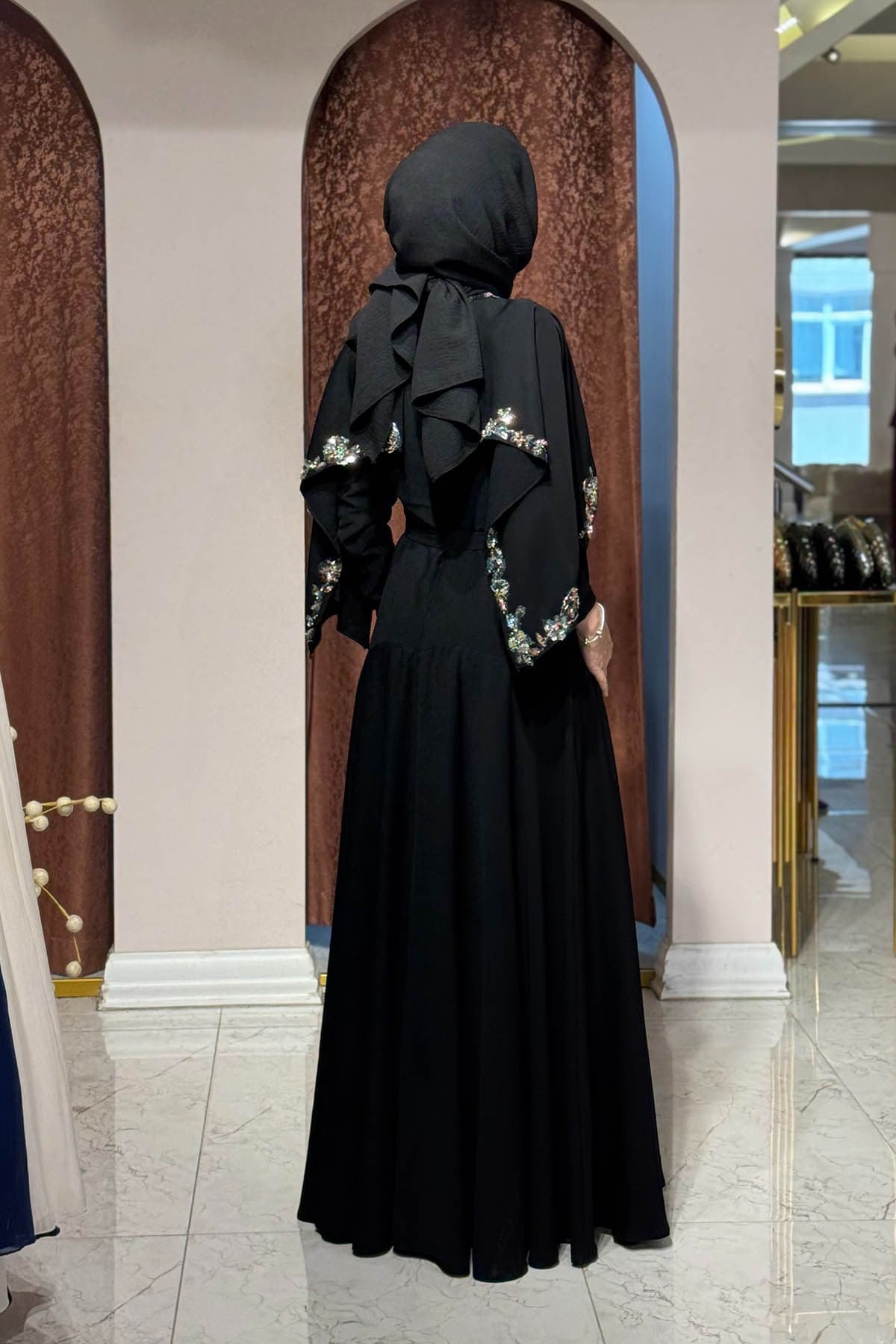 FERİHA SARIOĞLU Asude Elbise FRHASD Siyah