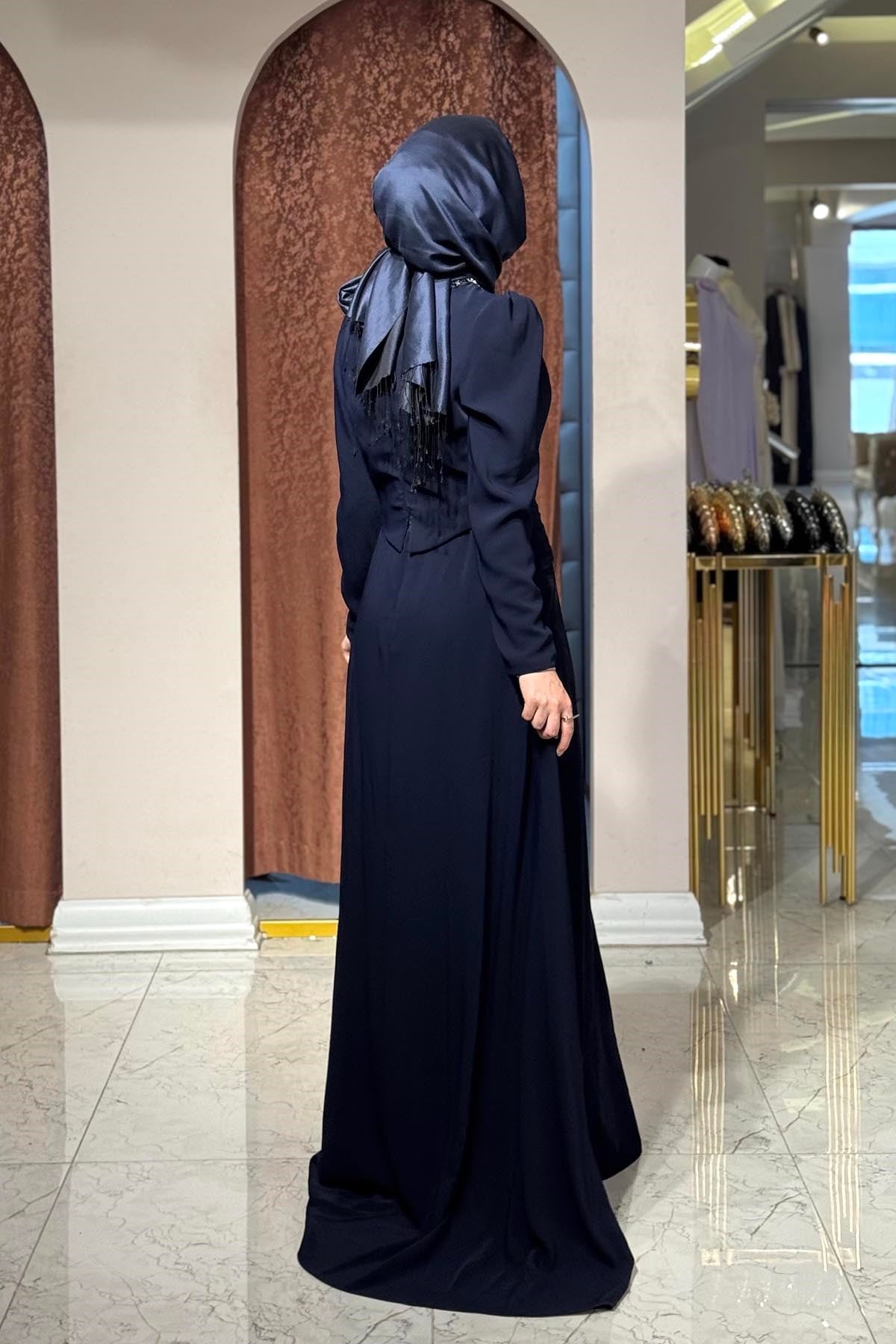 FERİHA SARIOĞLU Lina Abiye FRHLN Lacivert