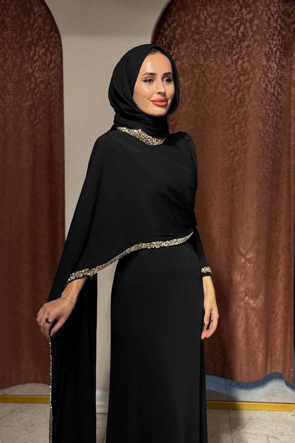 FERİHA SARIOĞLU Sanem Abiye FRHSNM Siyah
