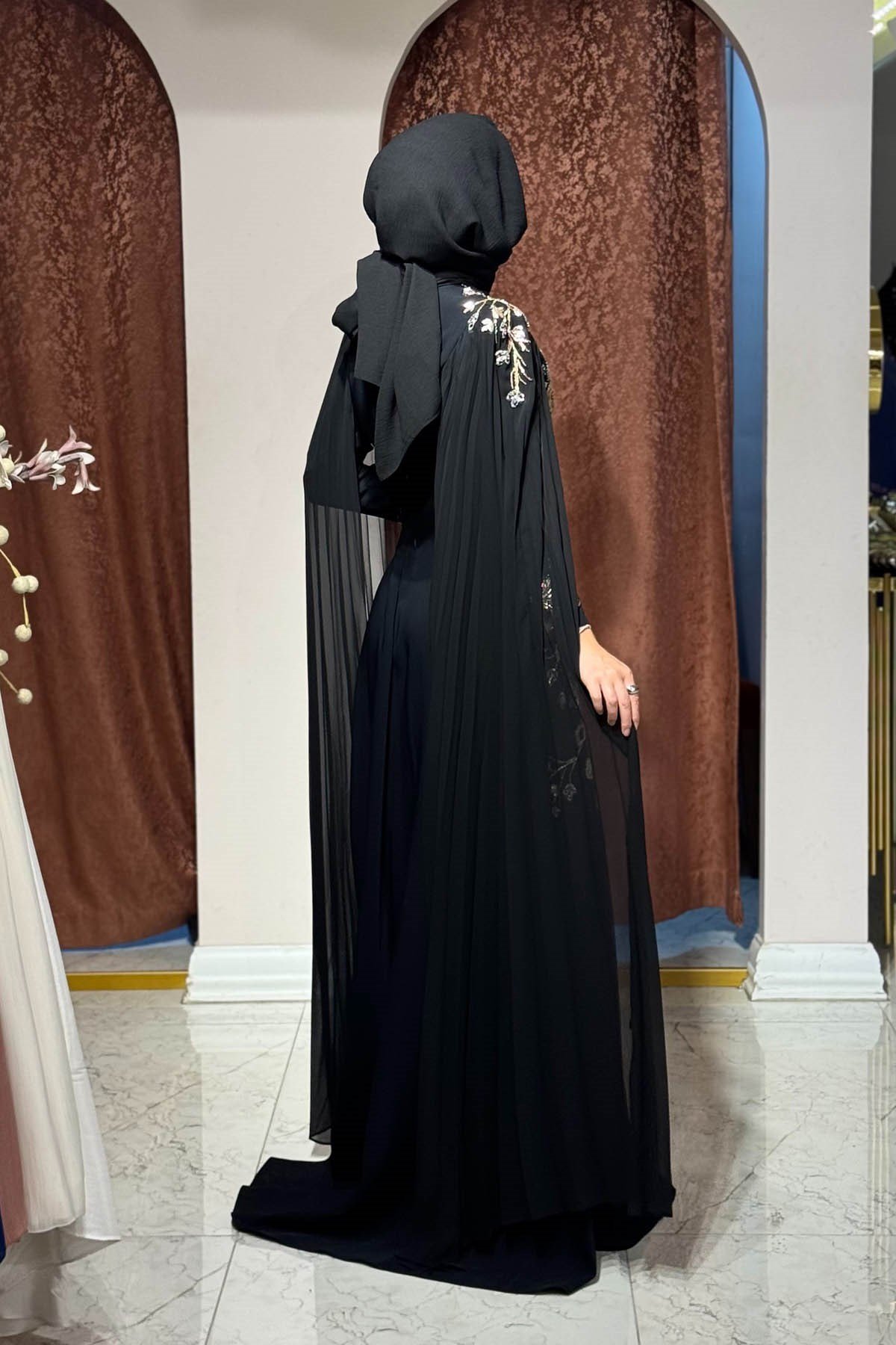 FERİHA SARIOĞLU Sare Abiye Siyah