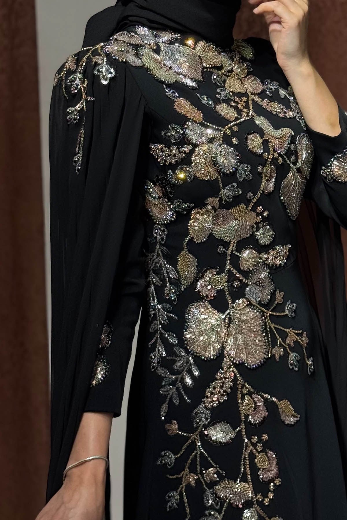 FERİHA SARIOĞLU Sare Abiye Siyah