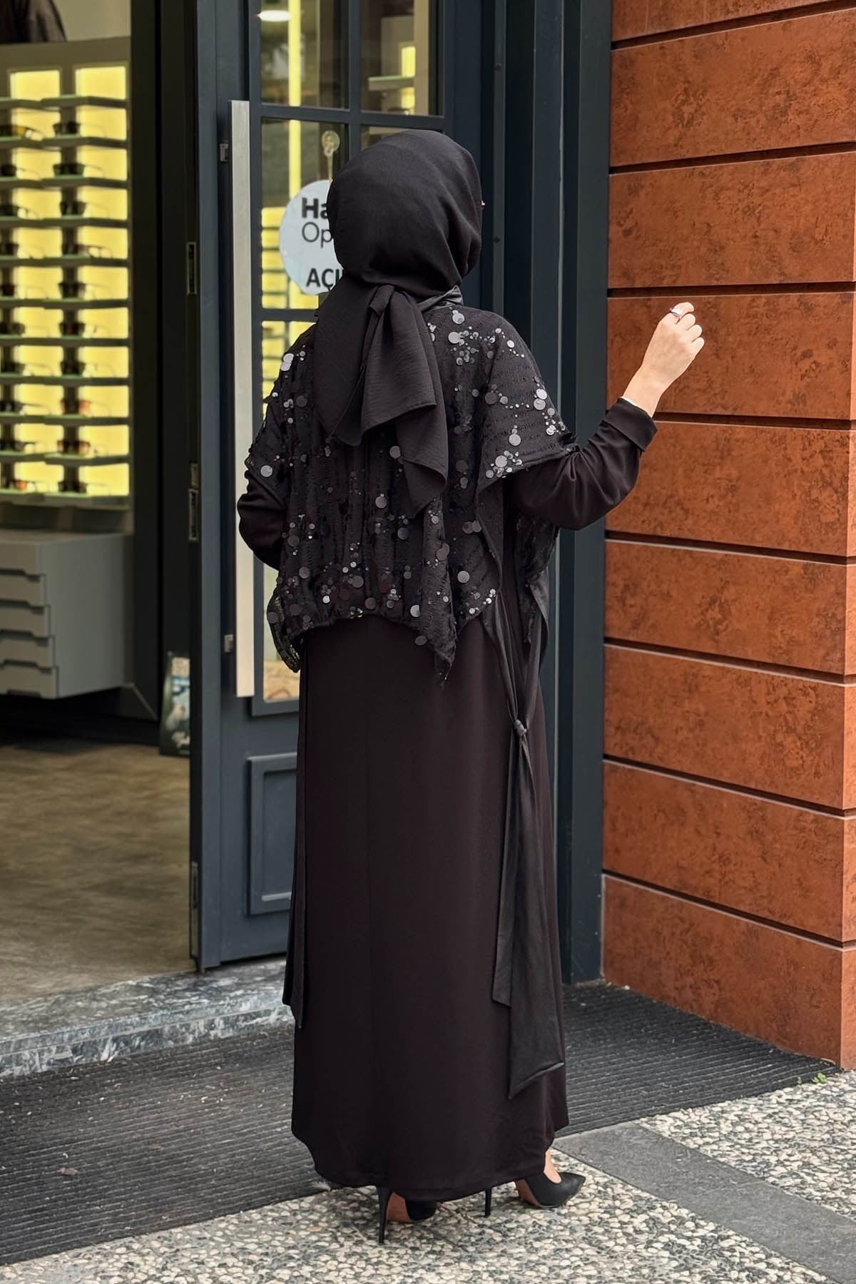 FUAT GÜRŞEN Elbise 26K-6110 Siyah