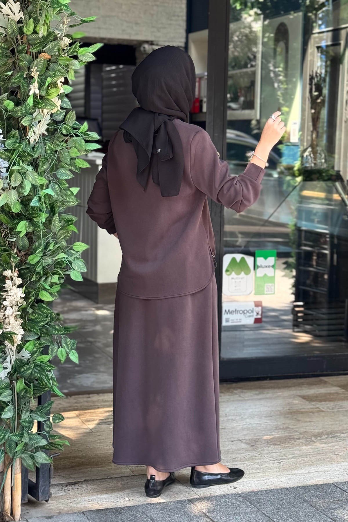 FUAT GÜRŞEN Etekli Takım 26K-6215 Kahve
