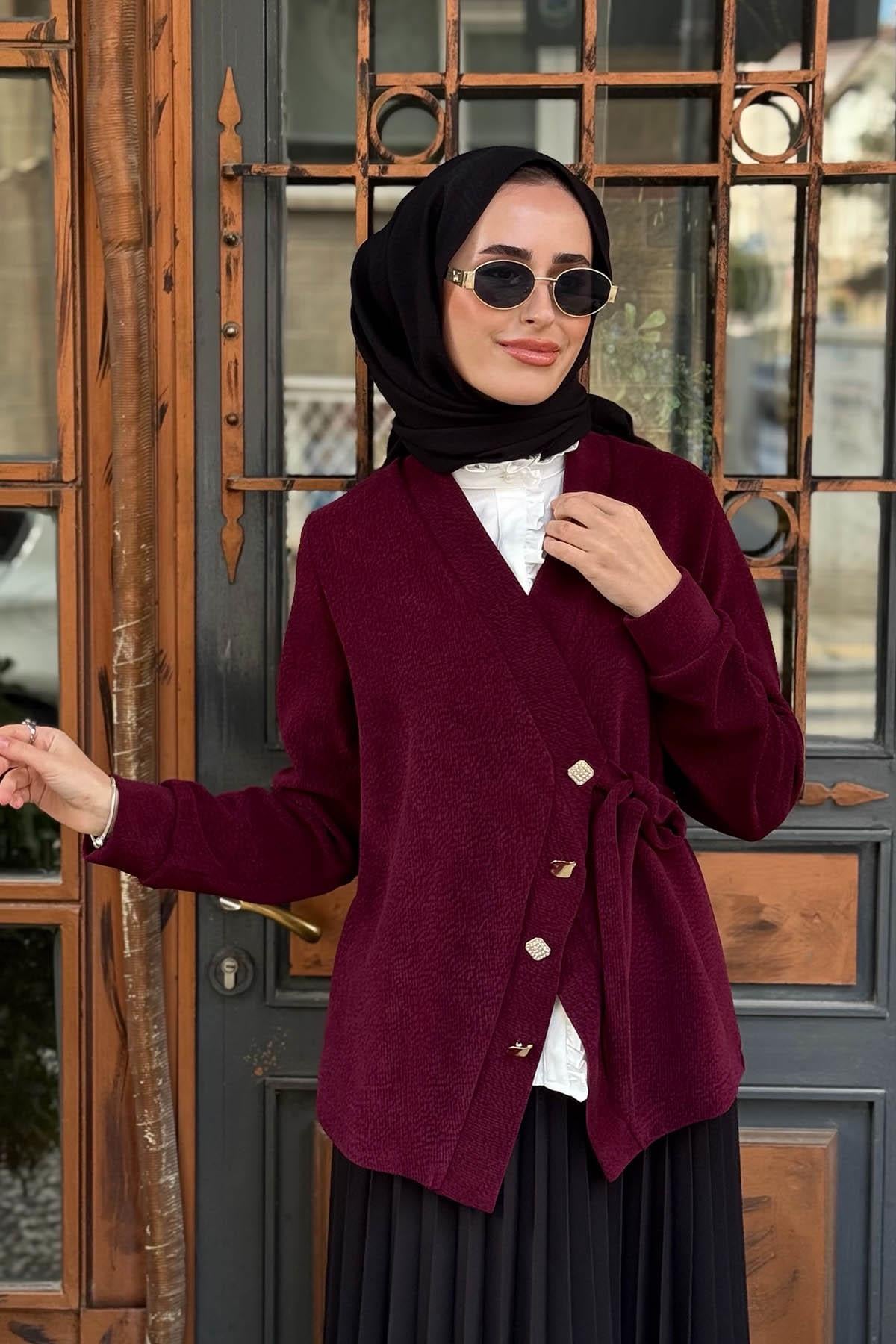 FUAT GÜRŞEN İkili Takım 25K-4711 Bordo