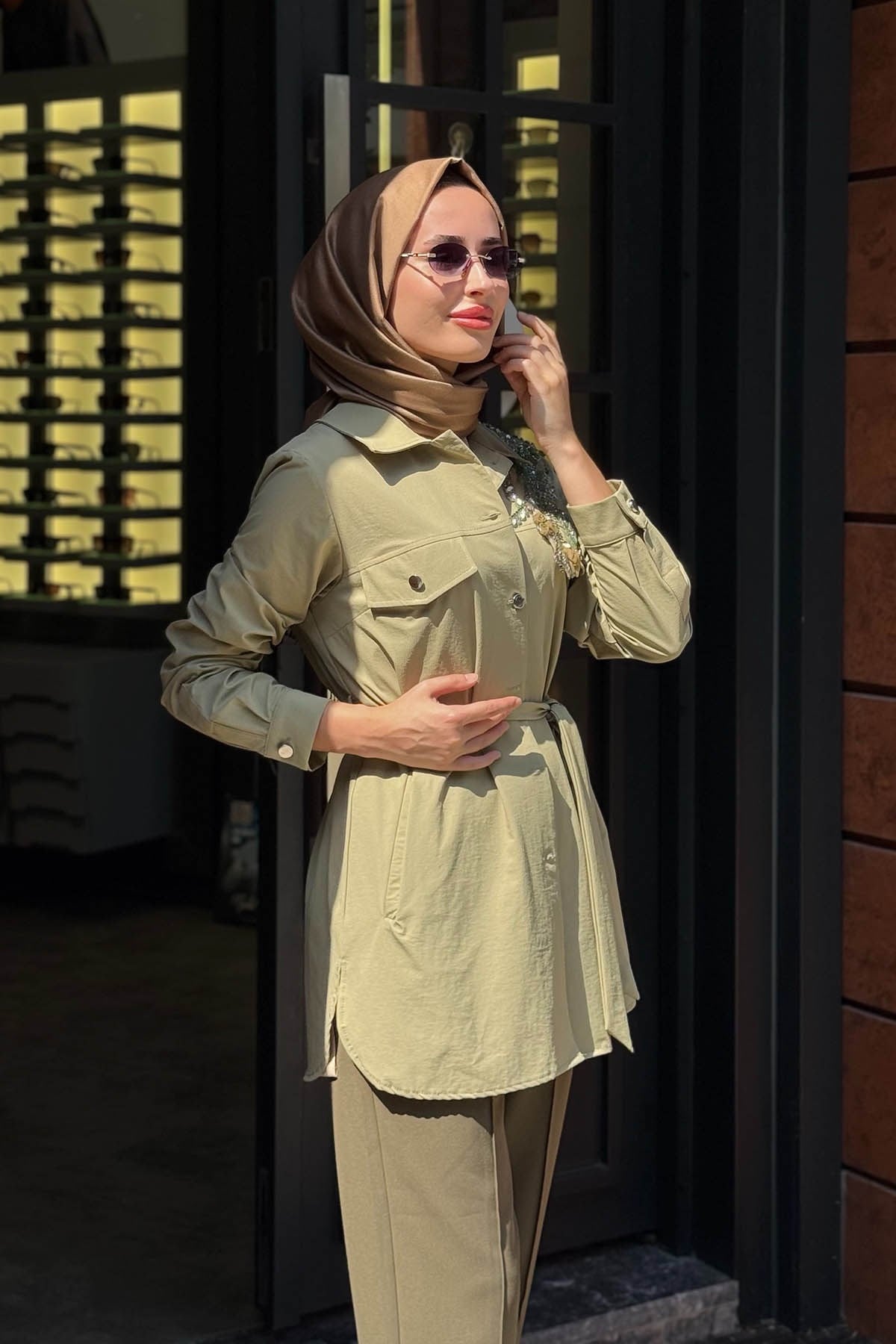 FUAT GÜRŞEN Kap 26K-5623 Oliv