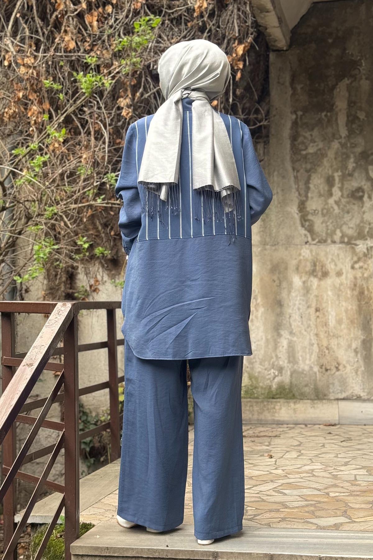 FUAT GÜRŞEN Pantolon Takım 25Y-3313 İndigo