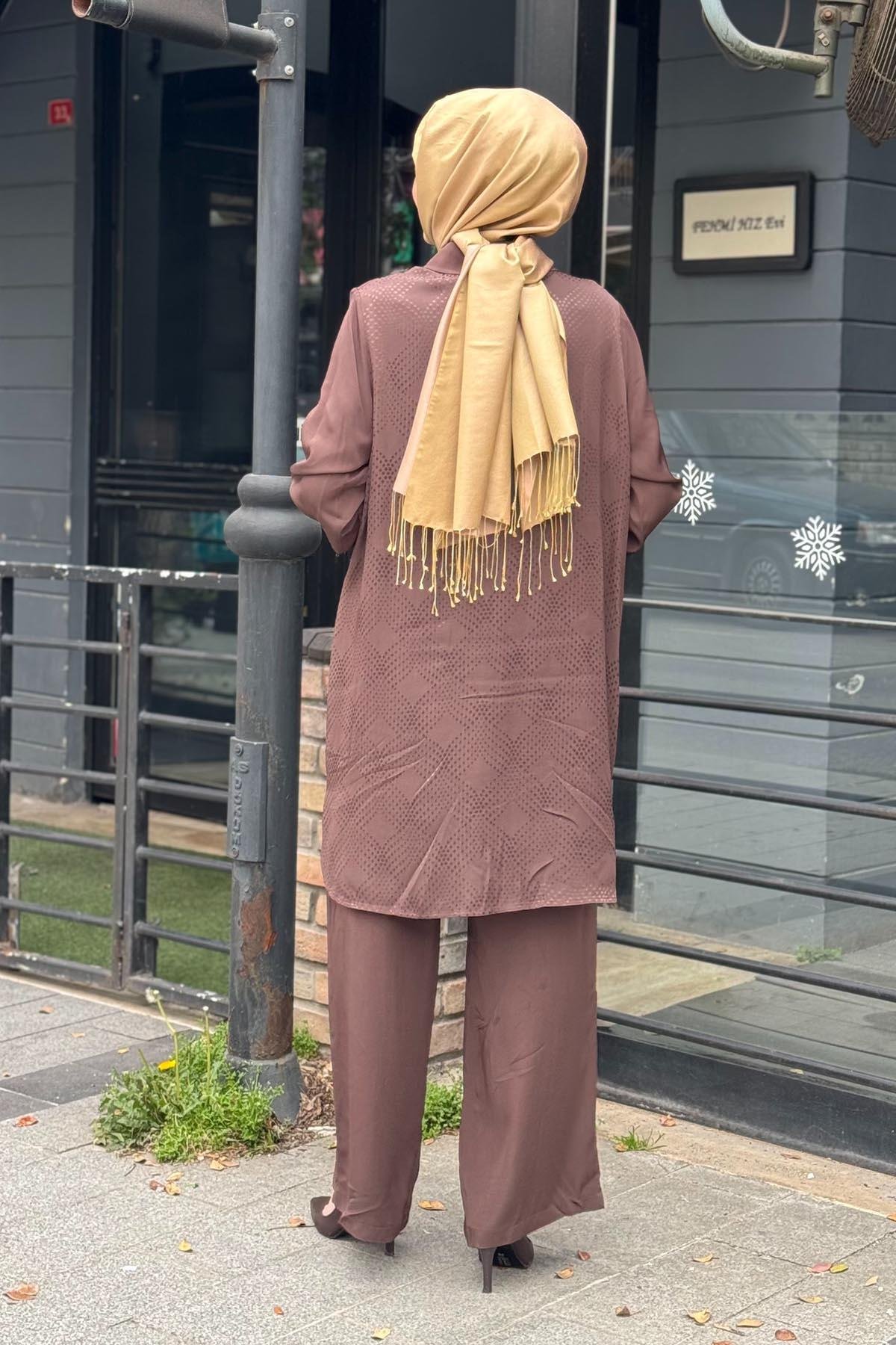 FUAT GÜRŞEN Pantolon Takım 25Y-3359 Kahve