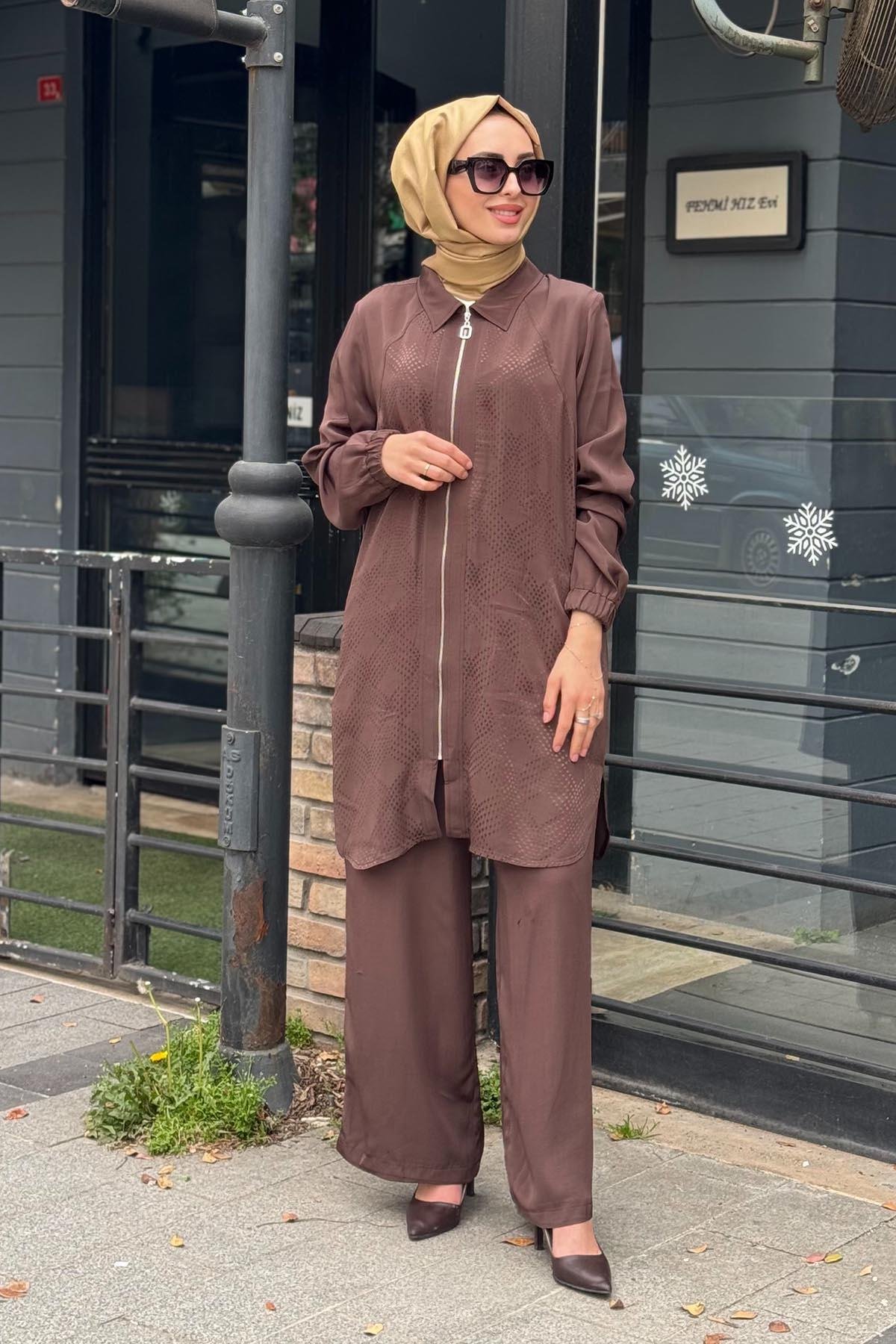 FUAT GÜRŞEN Pantolon Takım 25Y-3359 Kahve