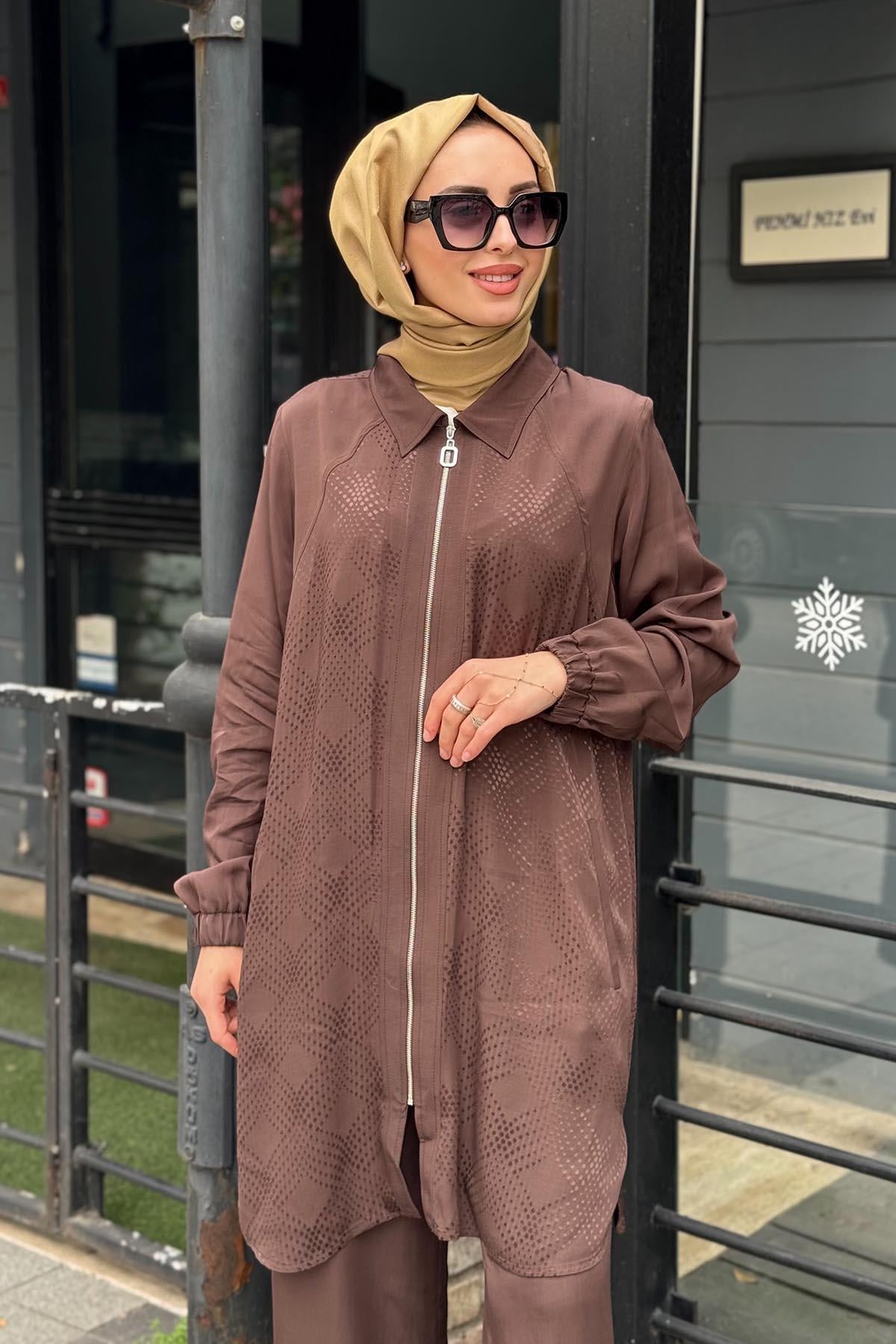 FUAT GÜRŞEN Pantolon Takım 25Y-3359 Kahve