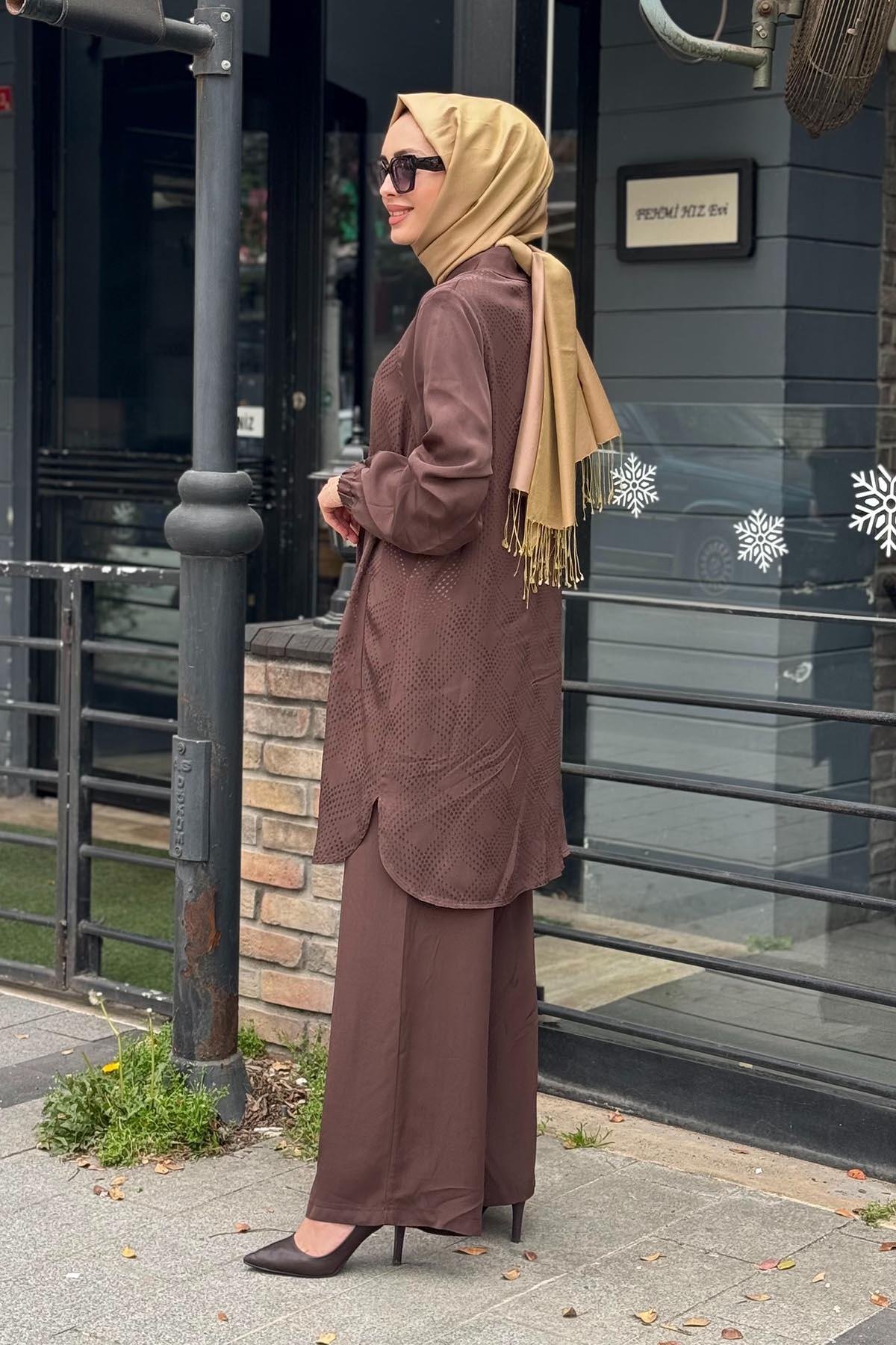 FUAT GÜRŞEN Pantolon Takım 25Y-3359 Kahve