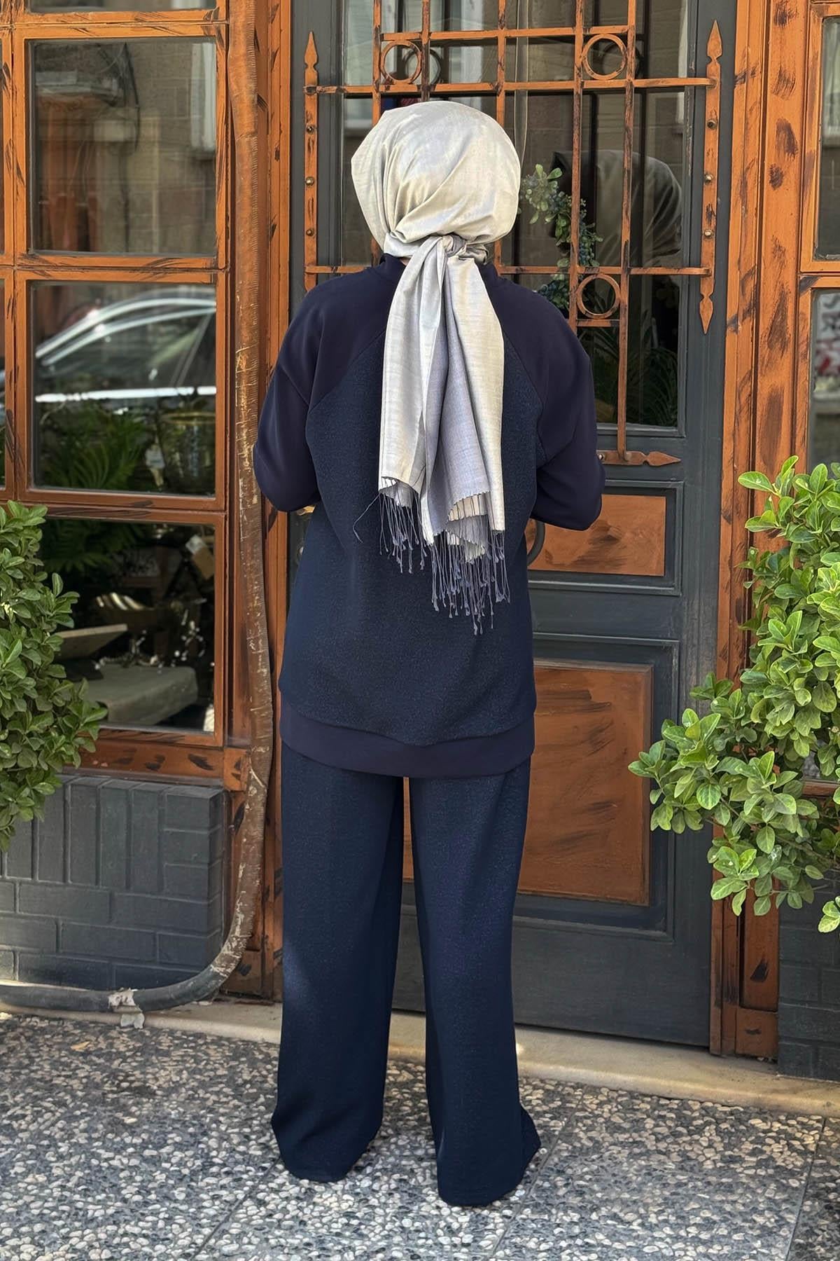 FUAT GÜRŞEN Pantolonlu Takım 25K-4323 Lacivert