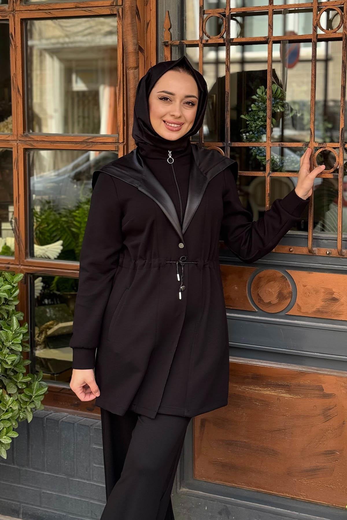 FUAT GÜRŞEN Pantolonlu Takım 25K-4603 Siyah