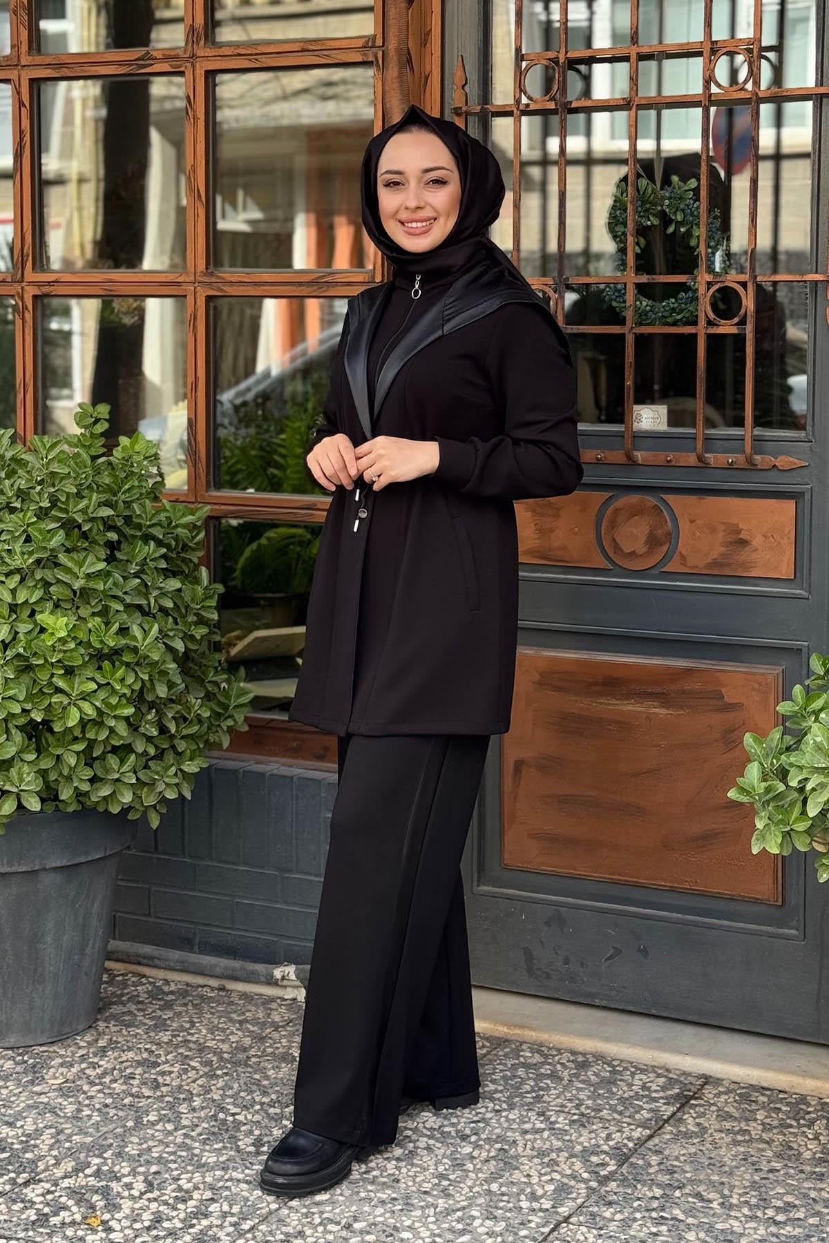 FUAT GÜRŞEN Pantolonlu Takım 25K-4603 Siyah