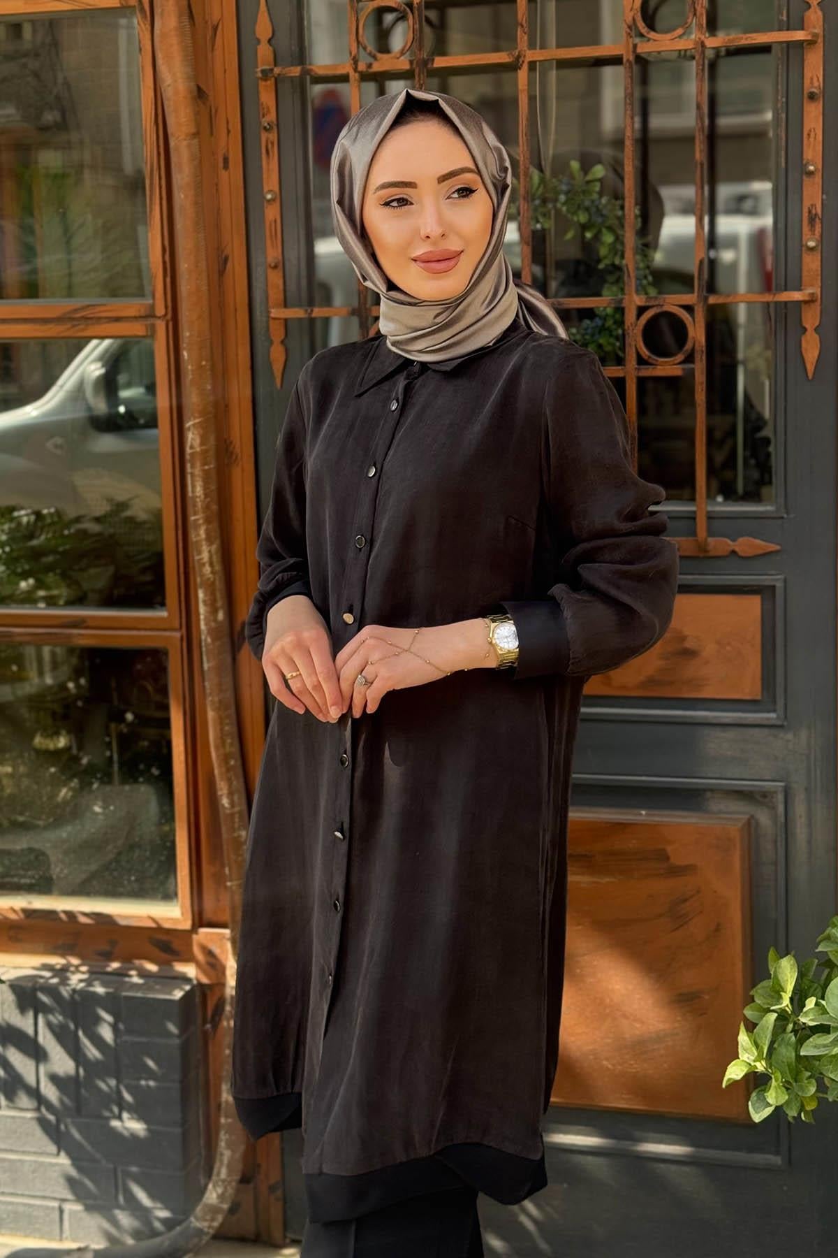 FUAT GÜRŞEN Pantolonlu Takım 25Y-3317.O Siyah