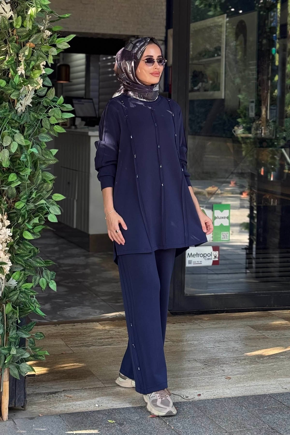 FUAT GÜRŞEN Pantolonlu Takım 26K-6202 Lacivert