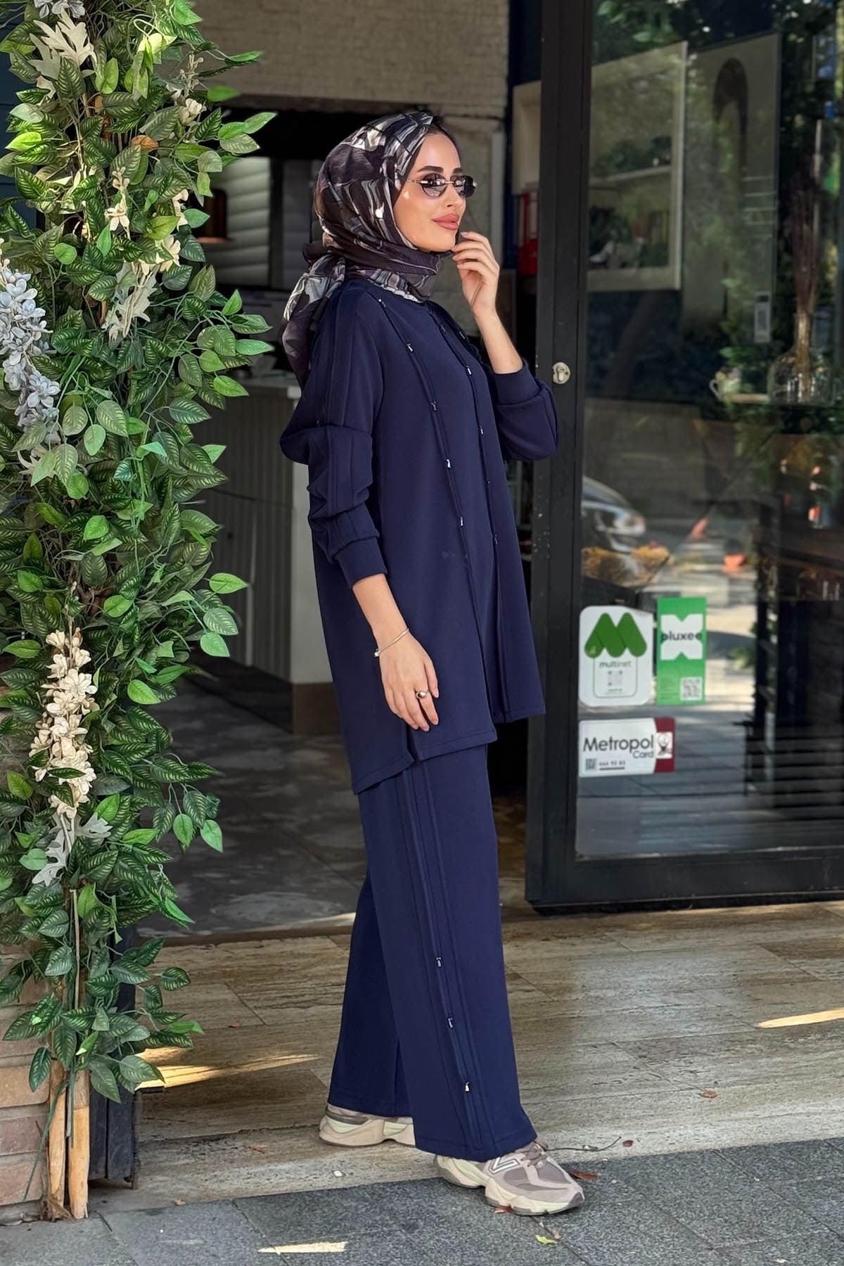 FUAT GÜRŞEN Pantolonlu Takım 26K-6202 Lacivert