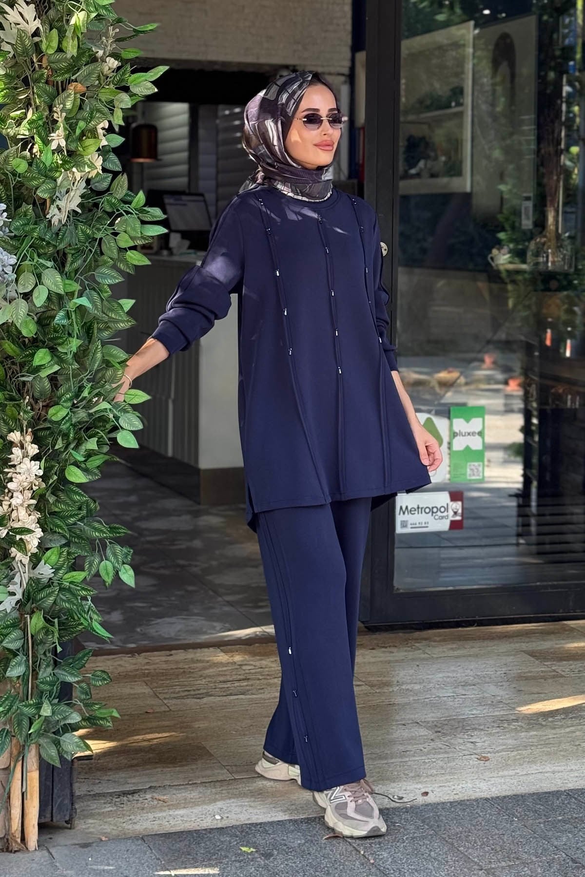 FUAT GÜRŞEN Pantolonlu Takım 26K-6202 Lacivert