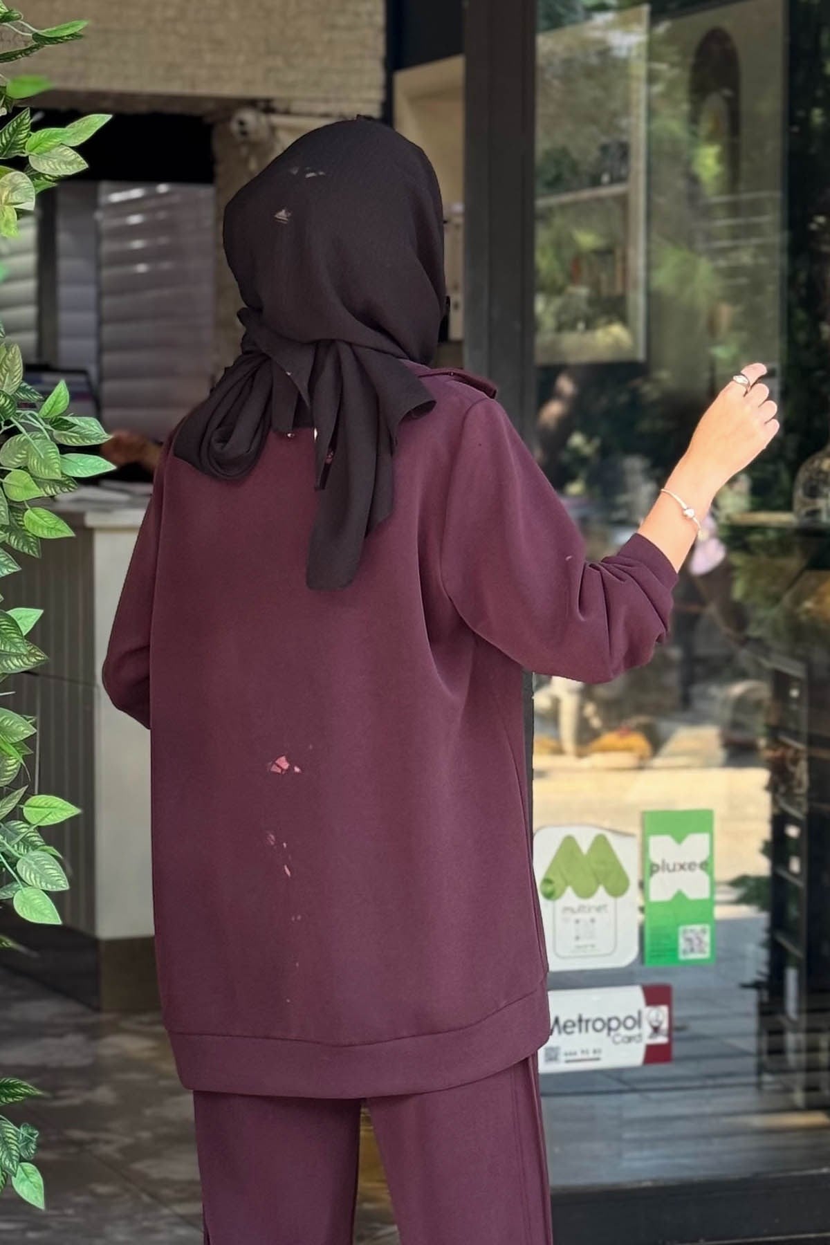 FUAT GÜRŞEN Pantolonlu Takım 26K-6203 Mürdüm