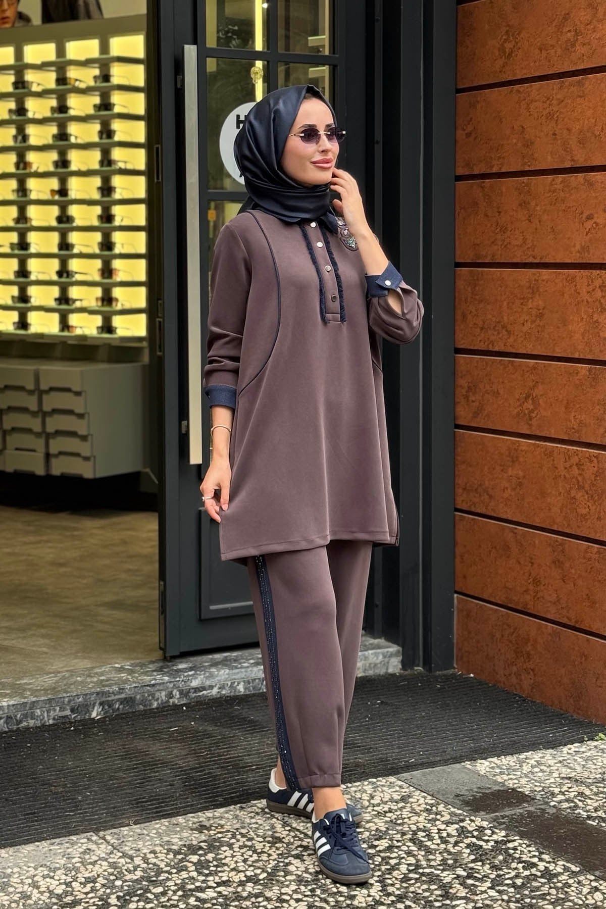 FUAT GÜRŞEN Pantolonlu Takım 26K-6214 Kahve