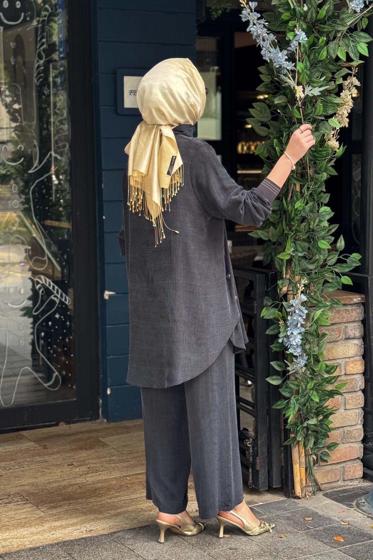 FUAT GÜRŞEN Pantolonlu Takım 26Y-5305-1 Siyah