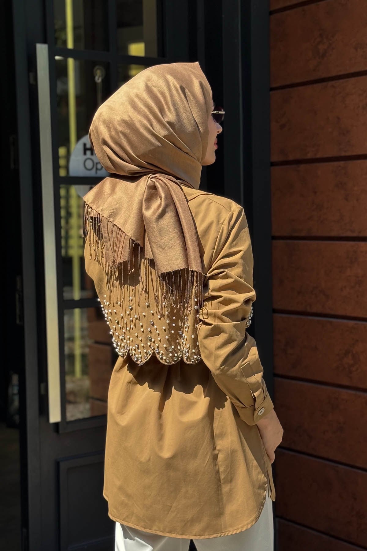 FUAT GÜRŞEN Trençkot 26K-6602 Camel